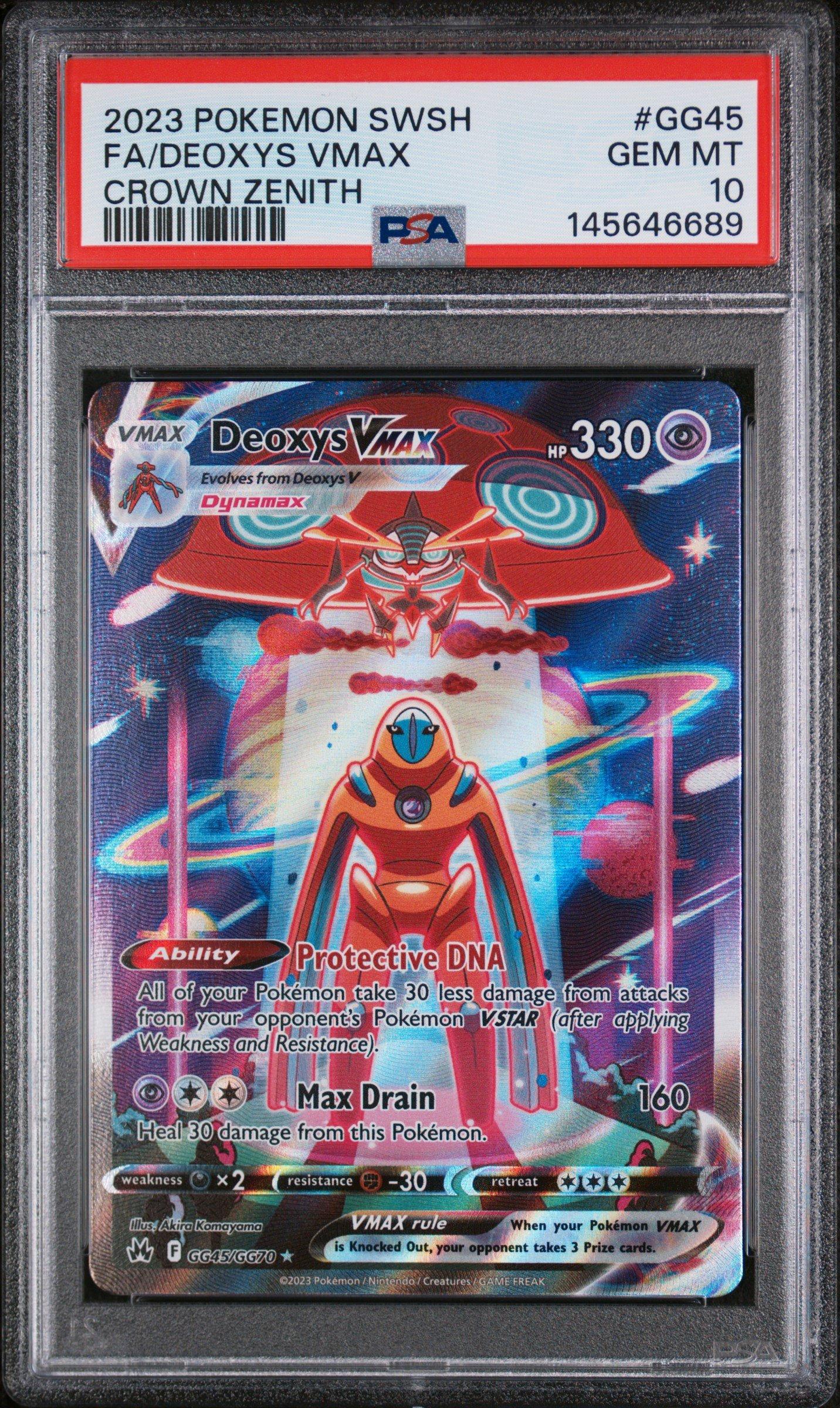 2023 Pokemon Sword And Shield Crown Zenith Gg45 Full Art/deoxys