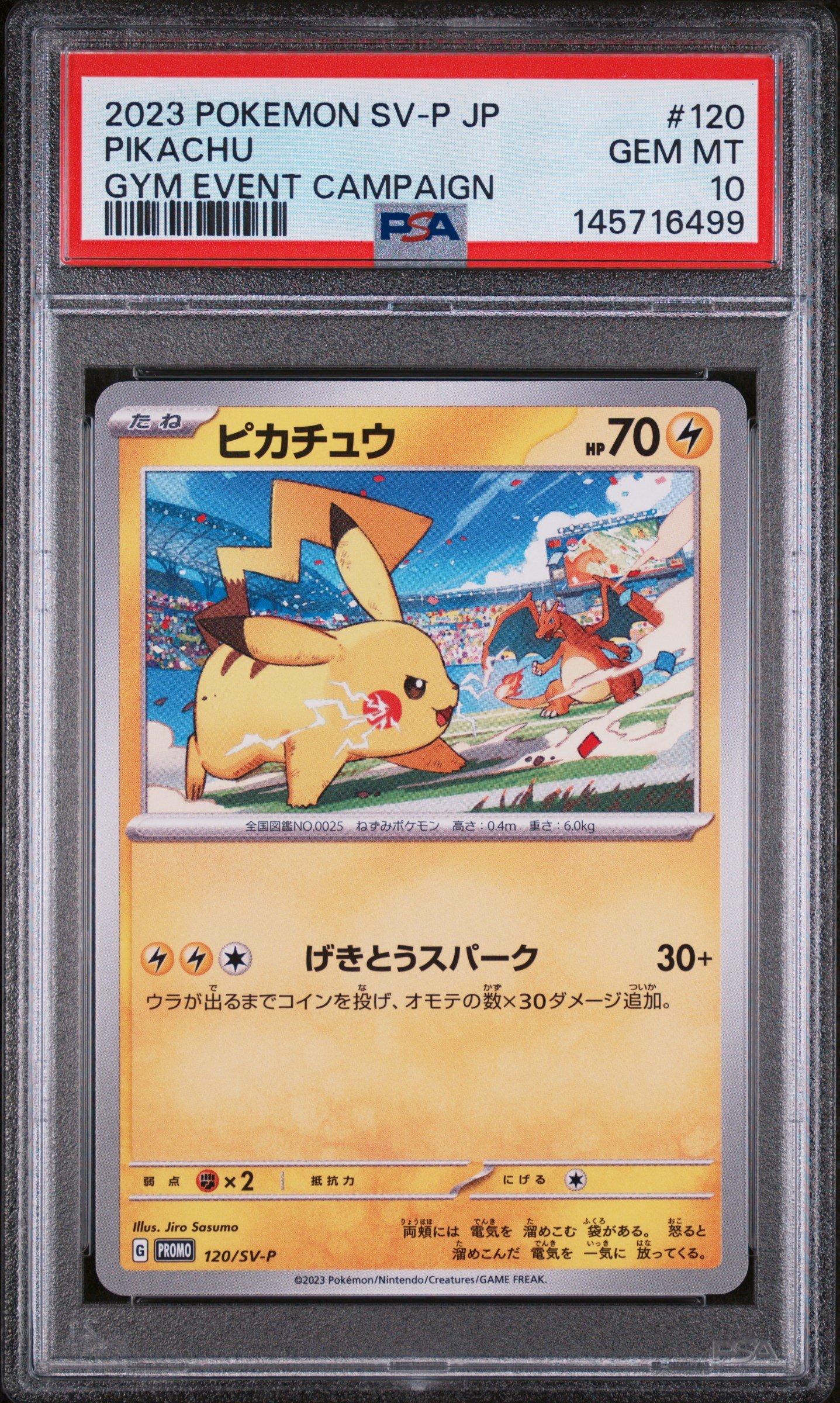 ポケモンカードゲーム Pokemon Pikachu Gym Promo x30 SV-P 2023 Pokemon Japanese Sv-p Promo 120 Pikachu Gym Event Campaign