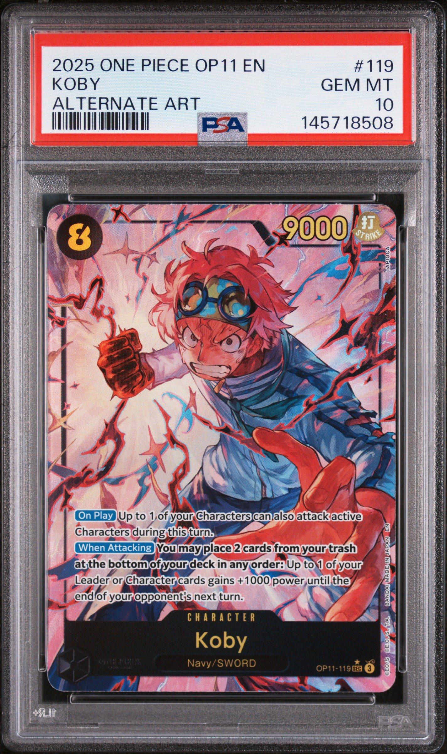 koby deck one piece tcg (Judge) [One Promotion Cards] Includes a single common card One Piece TCG  Koby