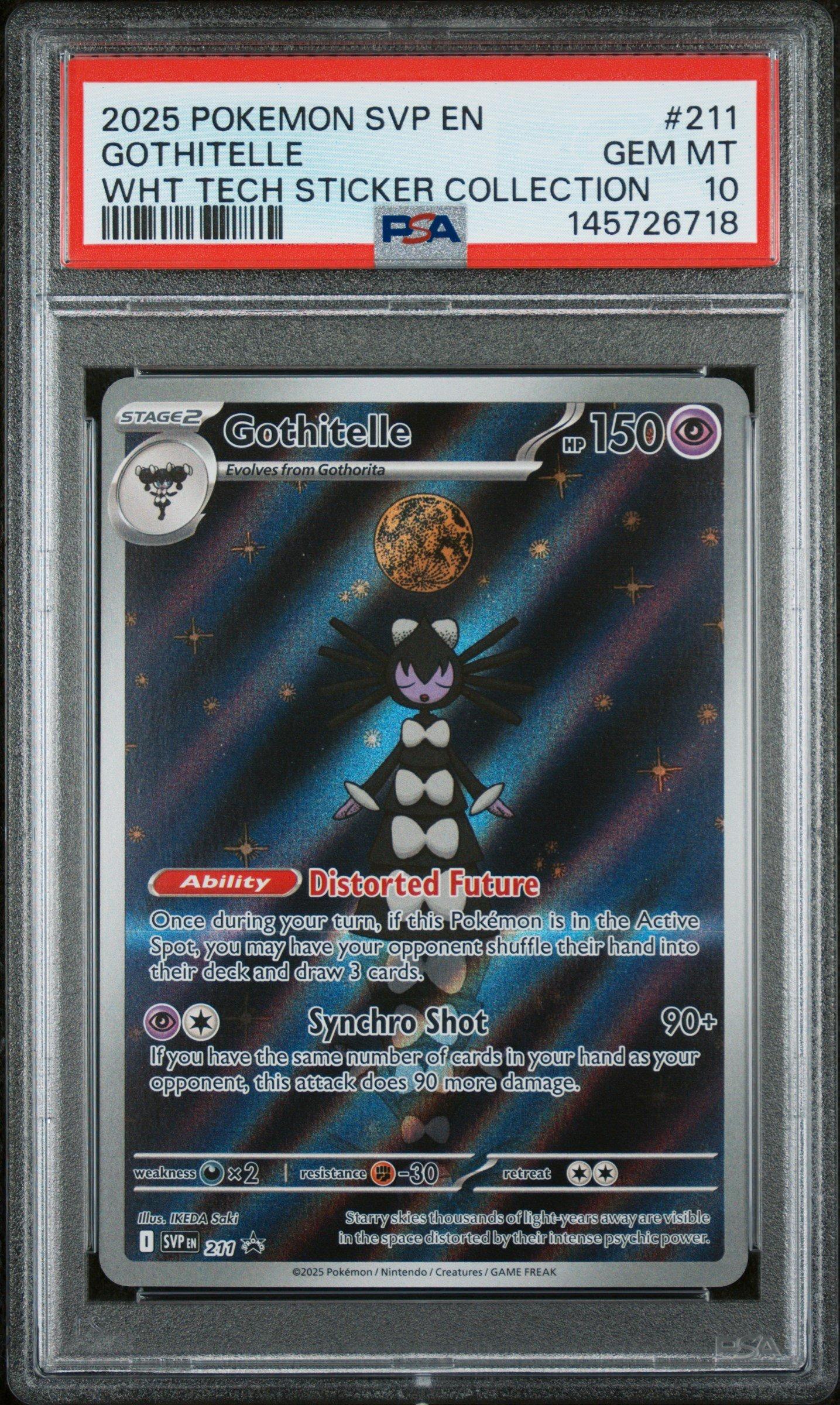 2025 Pokemon Svp En-sv Black Star Promo 211 Gothitelle White Flare