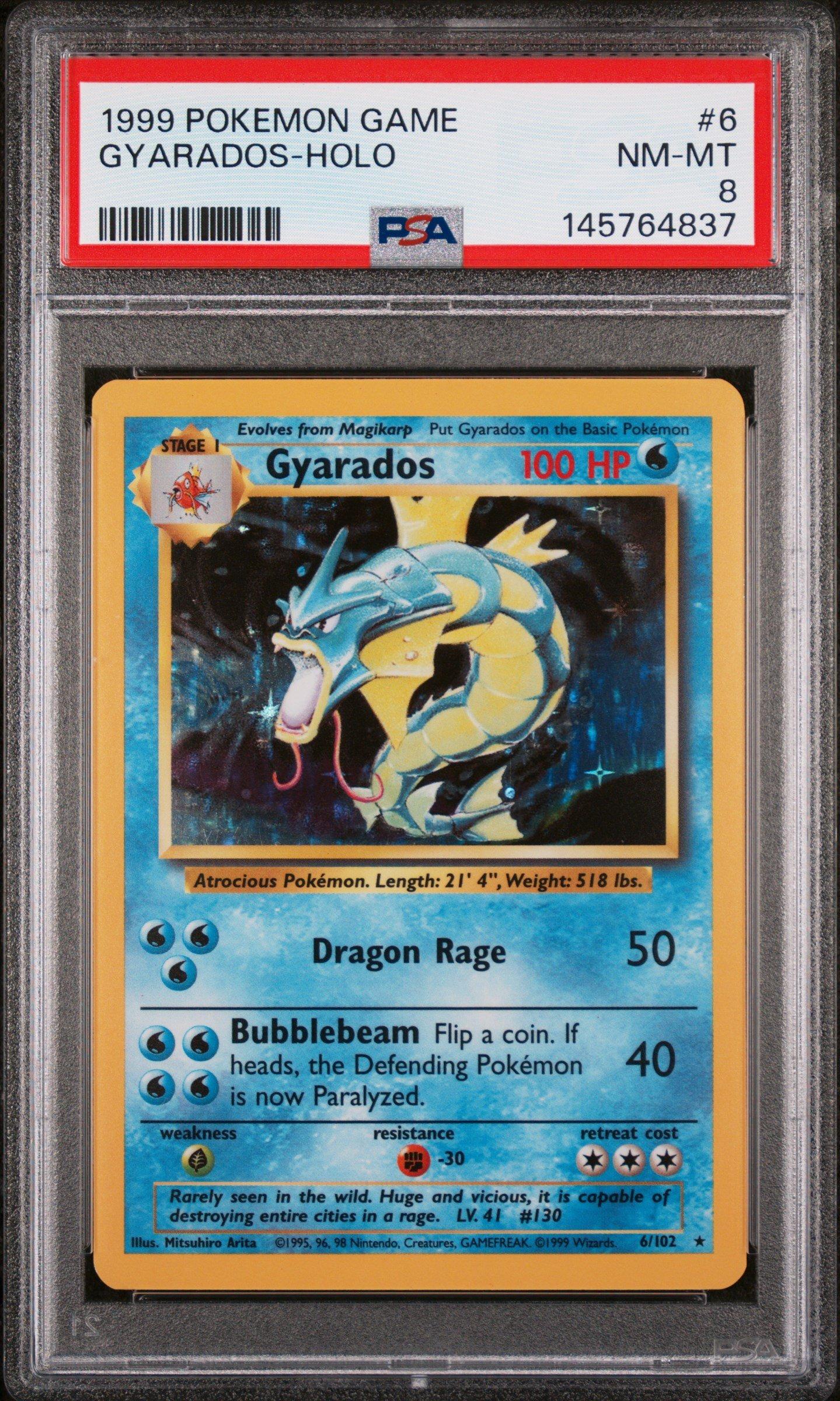 gyarados pokmon trading card game Pokemon TCG EX Premium Collection Box Water Sharp Fang (60) Colorless Gyarados 1999 Pokemon Base Set