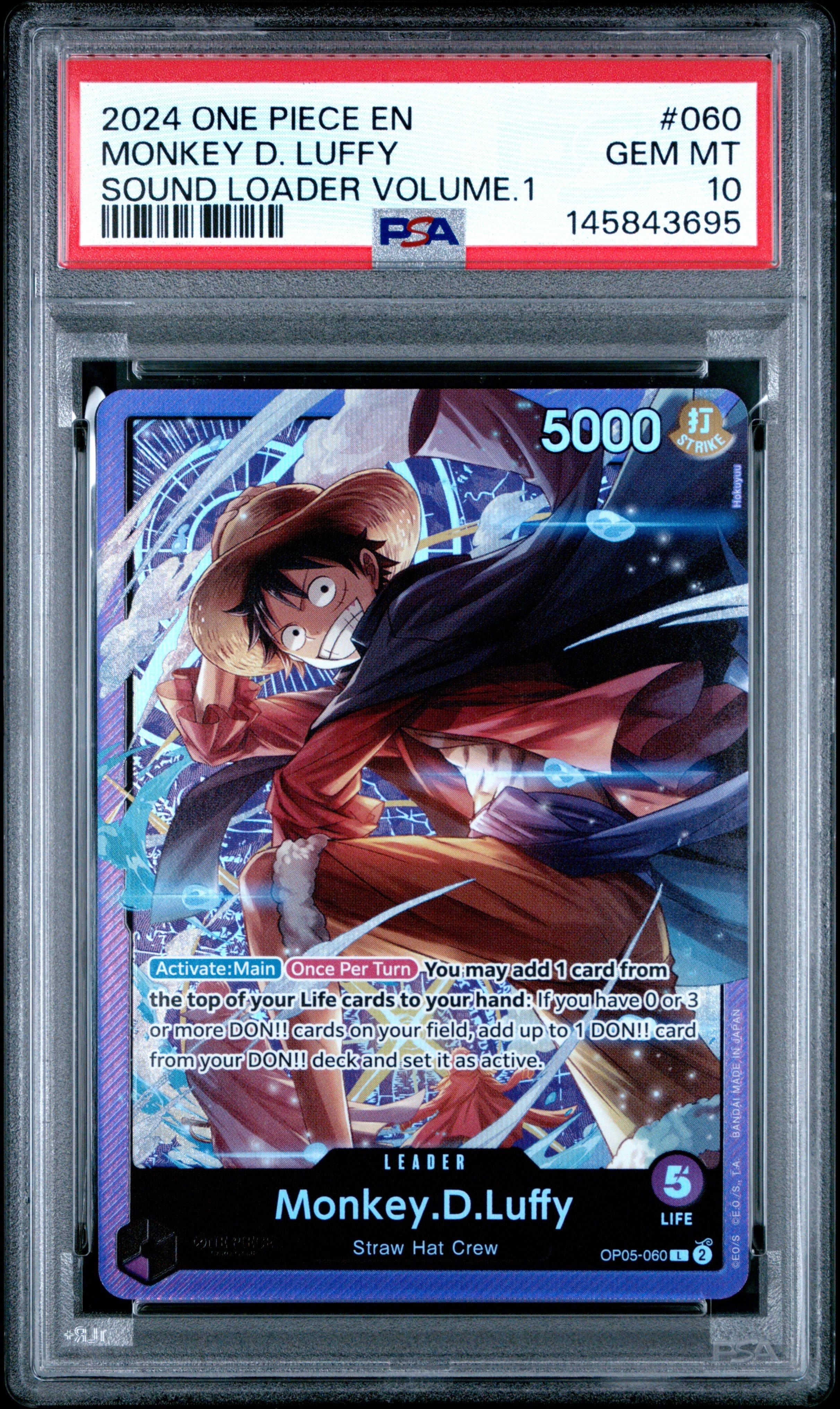 2024 One Piece Promos 060 Monkey D. Luffy Sound Loader Volume.1