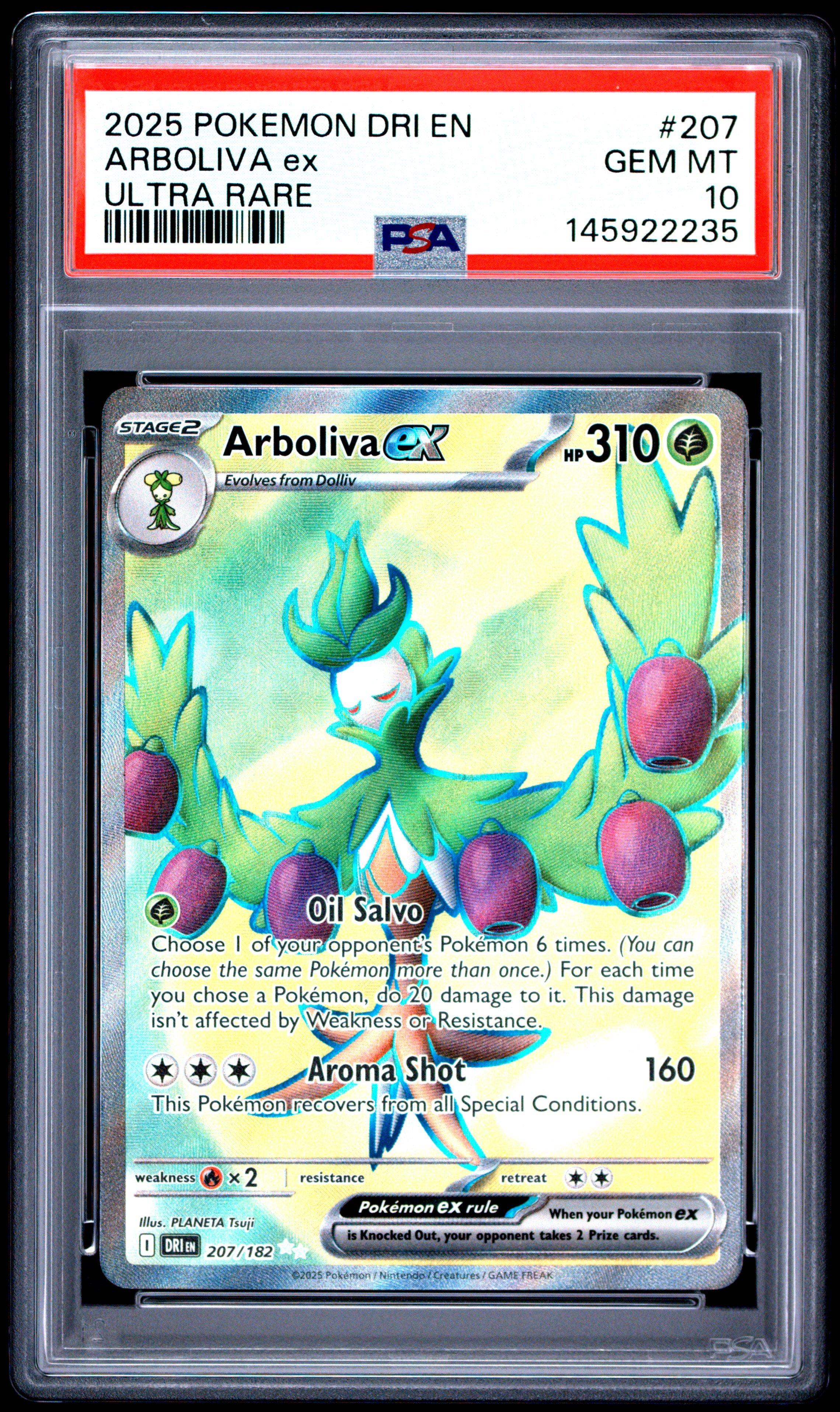 arboliva pokemon card [Traditional Chinese] ex / ex 012/098 RR SV10F This damage isnt affected by Weakness or Resistance Pokmon 2025 Arboliva ex 023/182