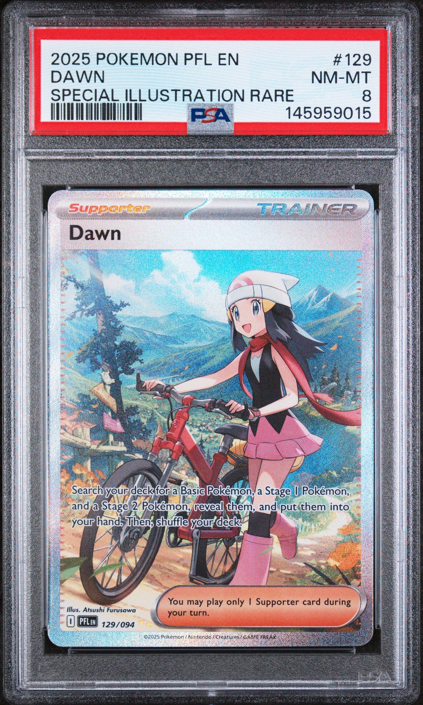 2025 Pokemon Pfl En-phantasmal Flames 129 Dawn Special