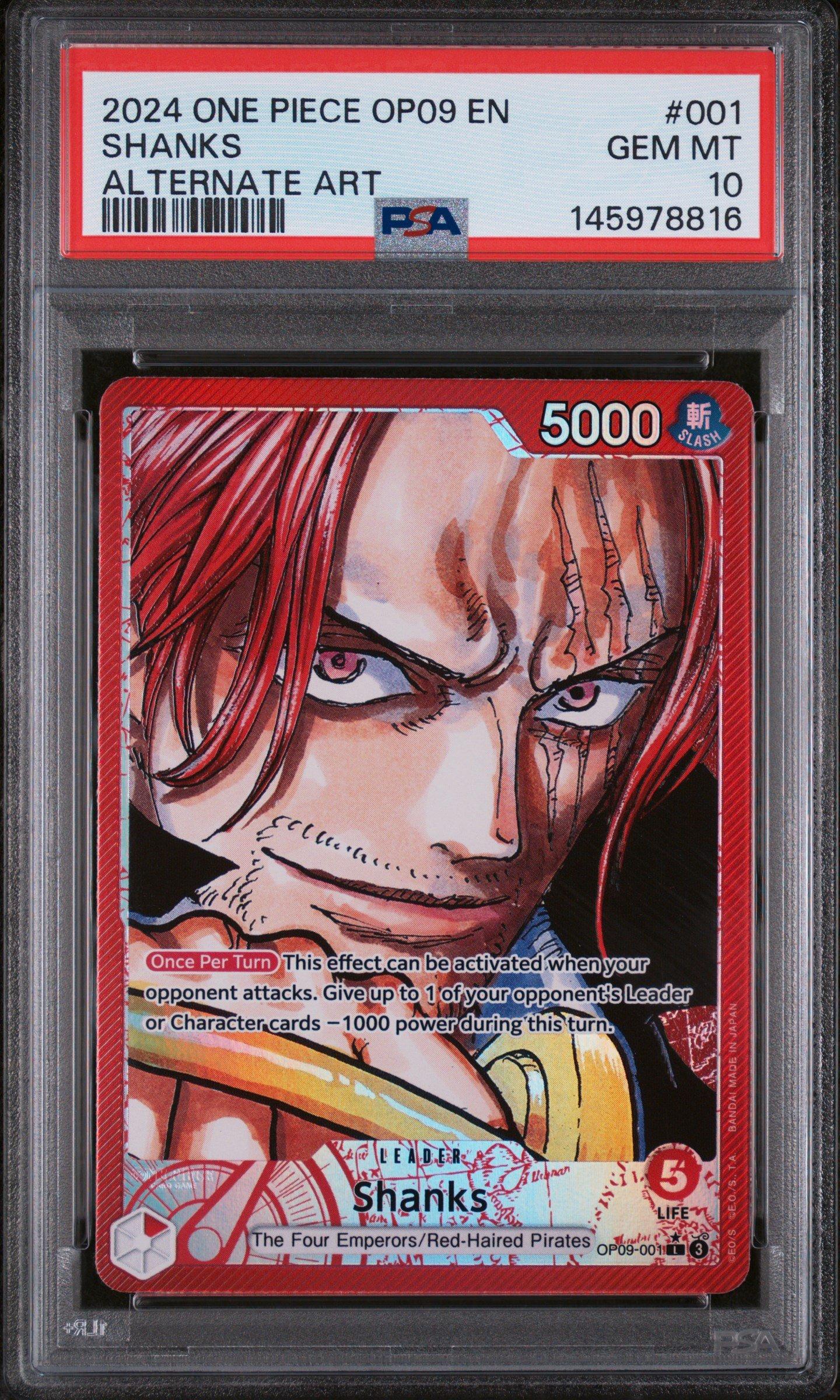 2024 One Piece Op09-emperors In The New World 001 Shanks Alternate
