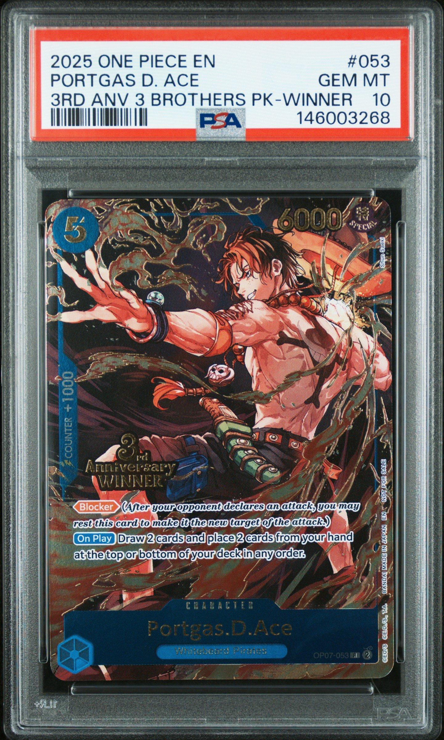 2025 One Piece 3rd Anniversary Tournament 3 Brothers Pack 053