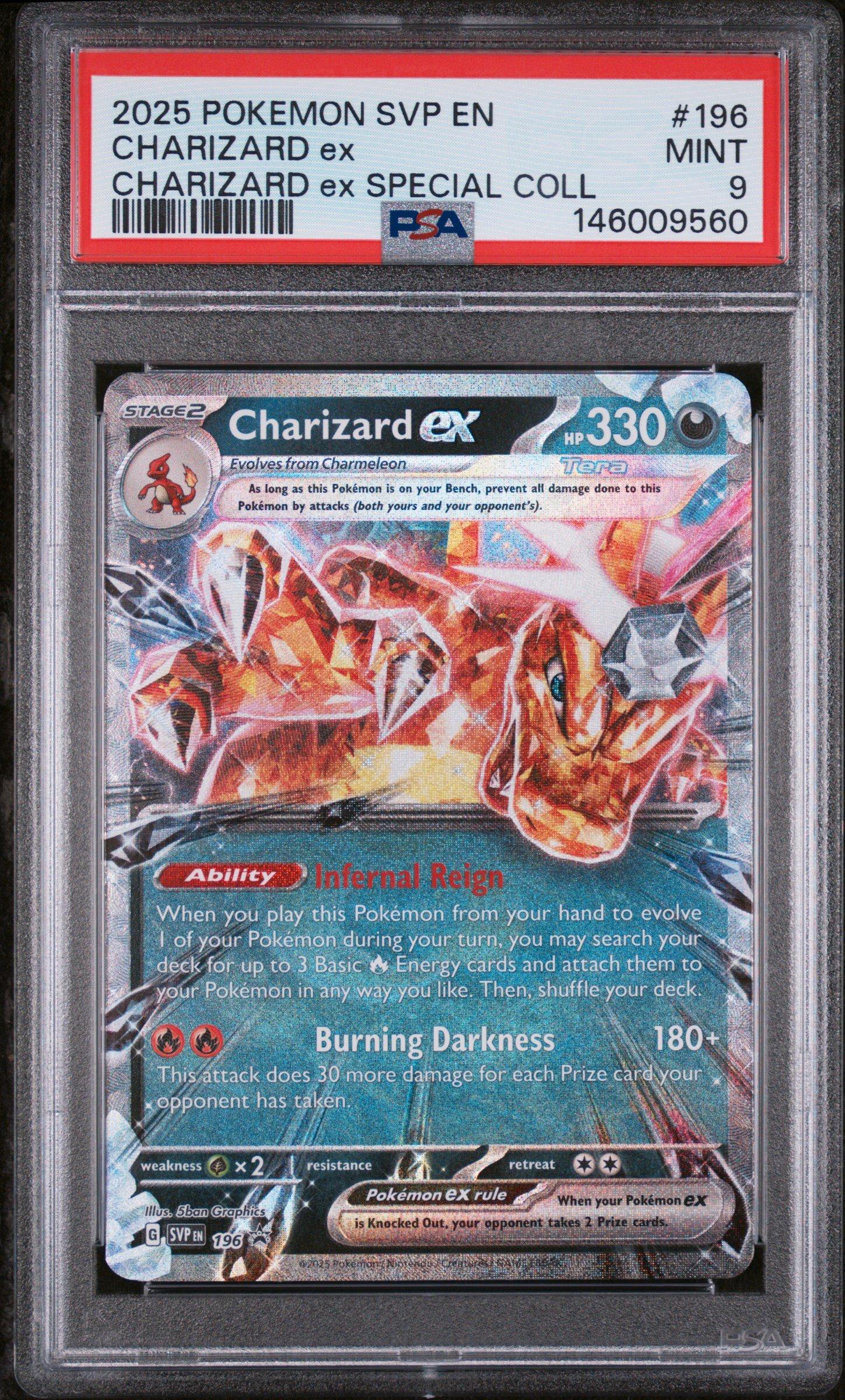 2025 Pokemon Svp En-sv Black Star Promo 196 Charizard Ex Charizard