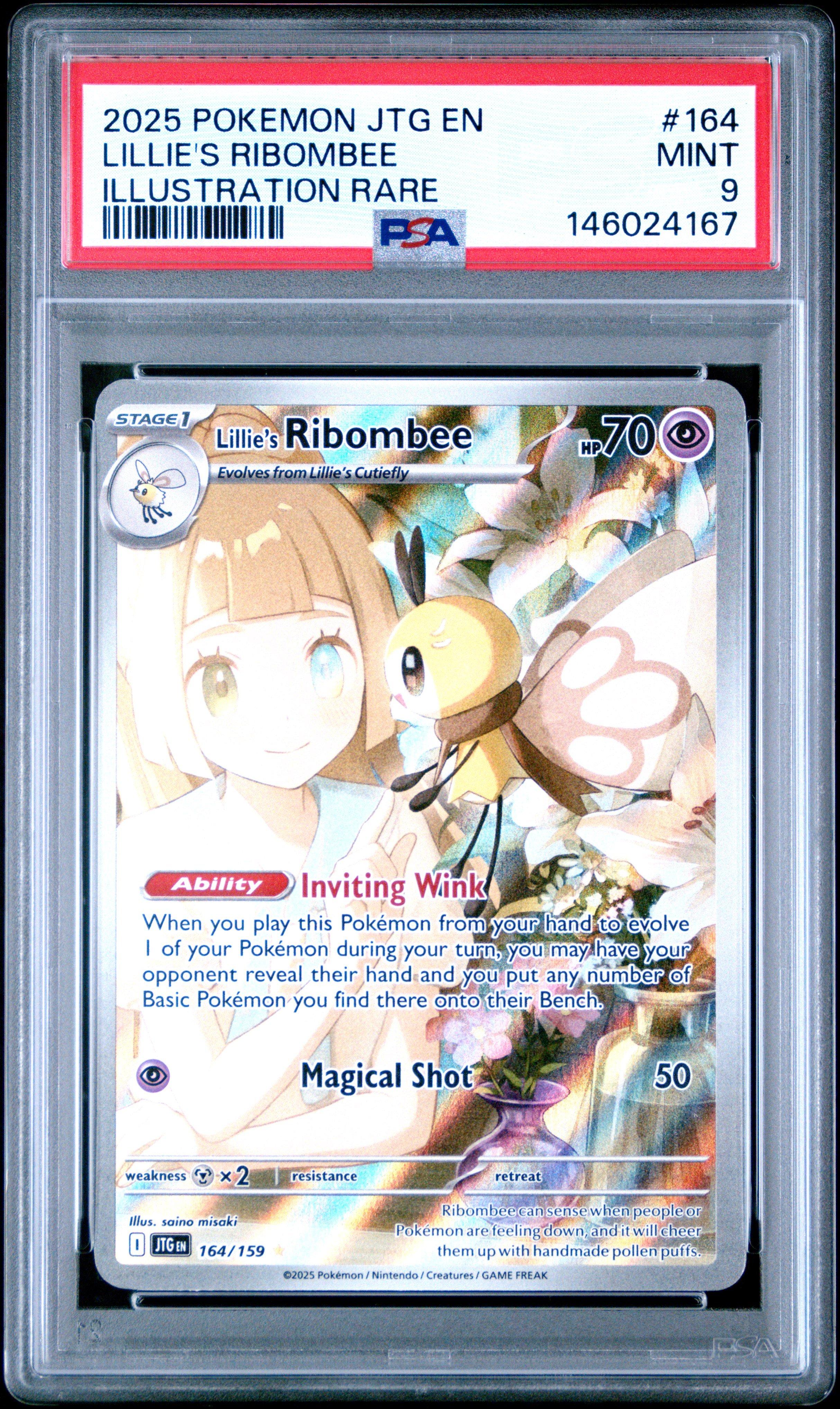 2025 Pokemon Jtg En-journey Together 164 Lillie's Ribombee