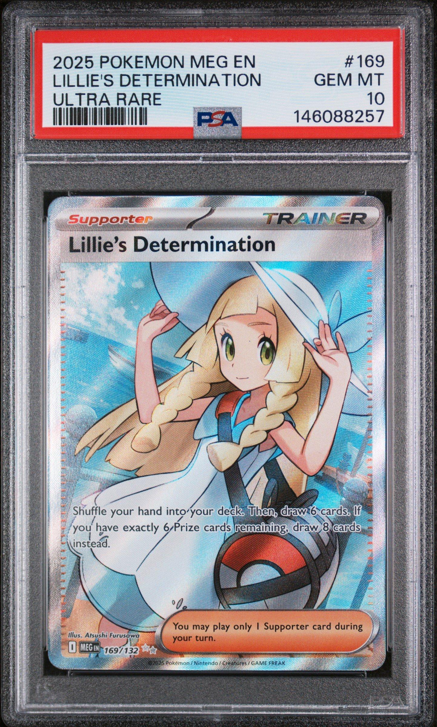 2025 Pokemon Meg En-mega Evolution 169 Lillie's Determination
