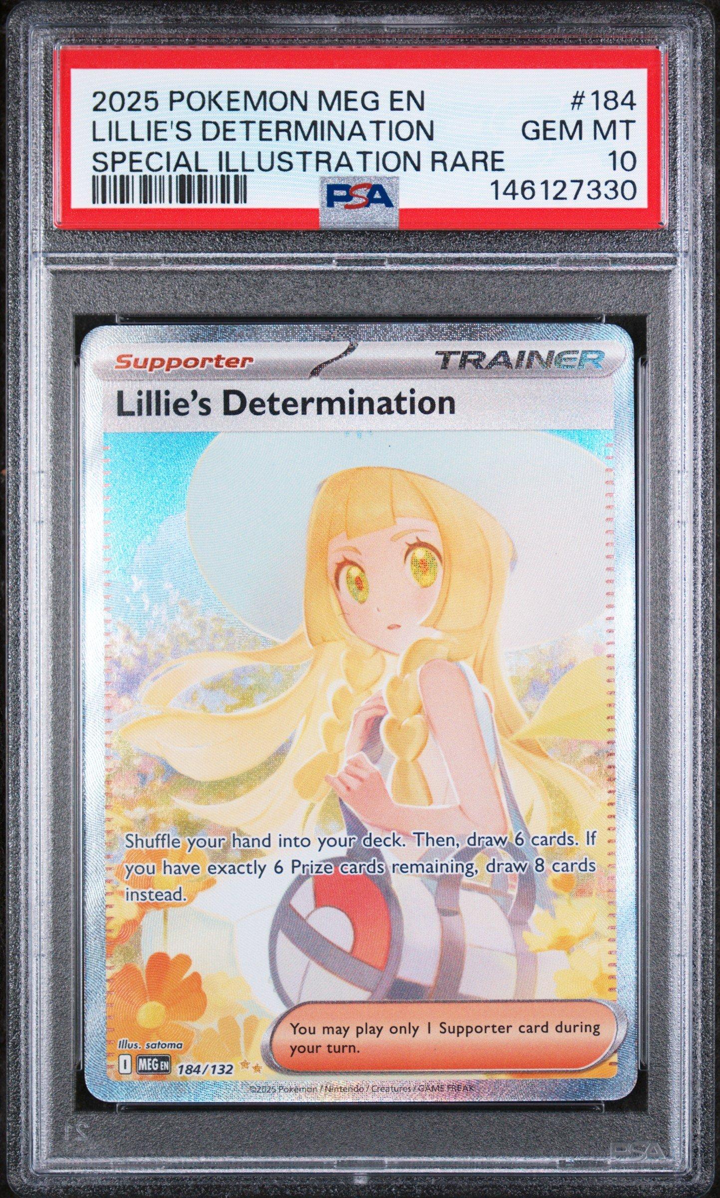 2025 Pokemon Meg En-mega Evolution 184 Lillie's Determination
