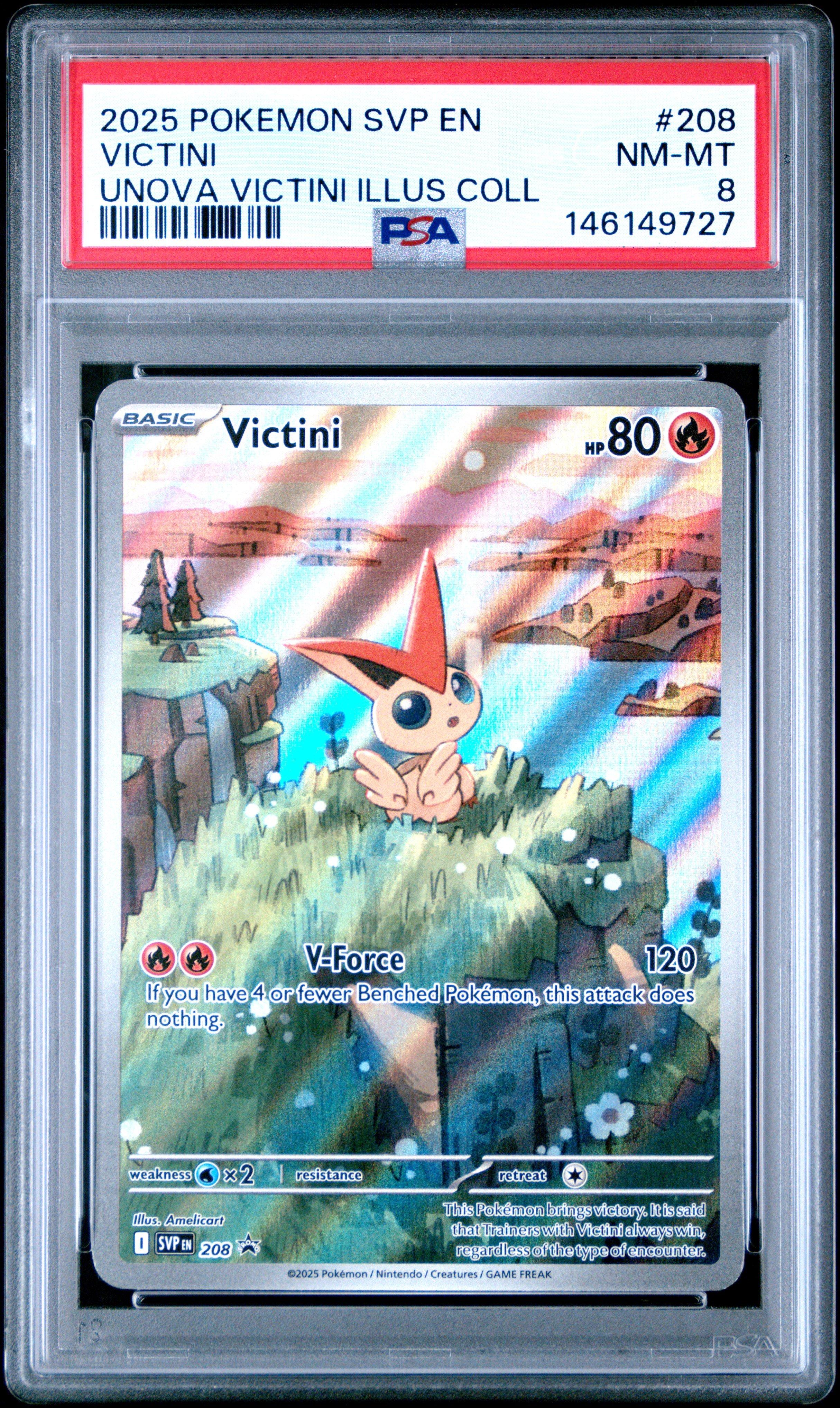 2025 Pokemon Svp En-sv Black Star Promo 208 Victini Unova Victini