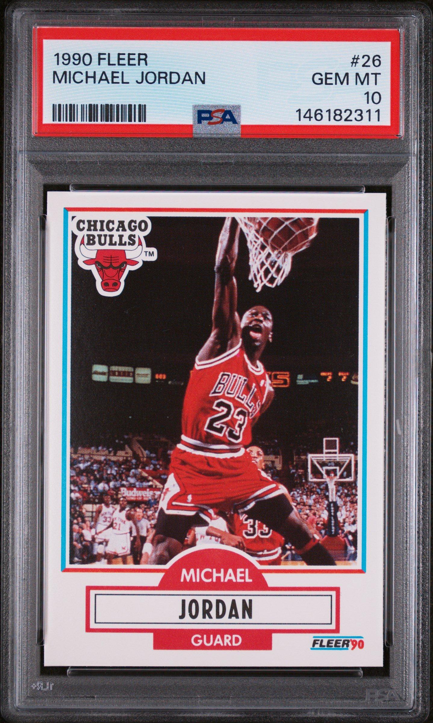 1990 Fleer 26 Michael Jordan PSA