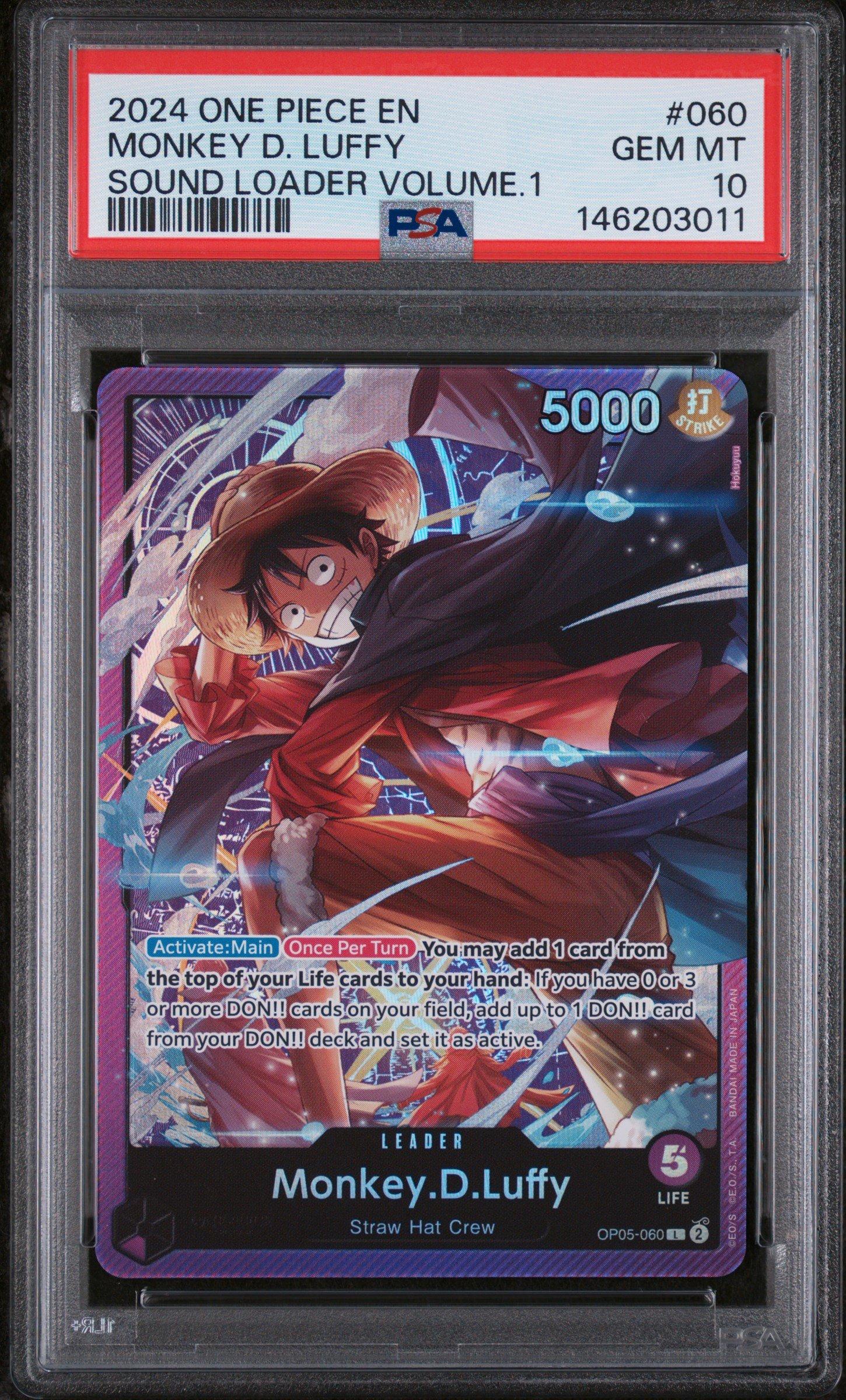 2024 One Piece Promos 060 Monkey D. Luffy Sound Loader Volume.1