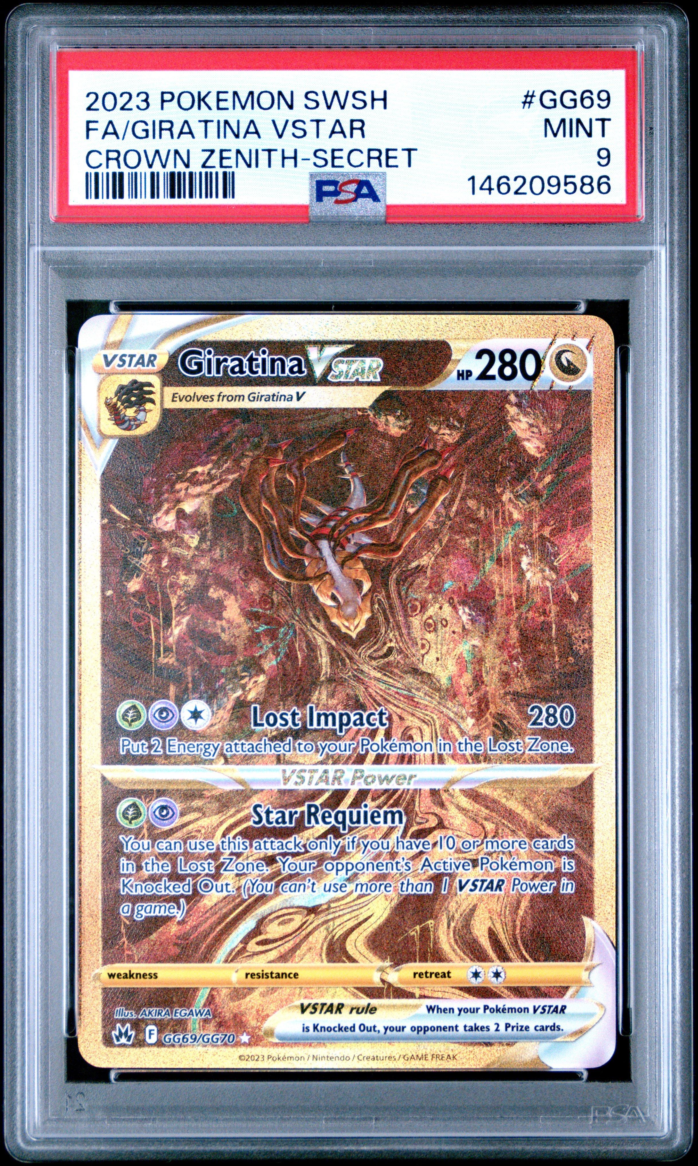 2023 Pokemon Sword And Shield Crown Zenith Gg69 Full Art/giratina