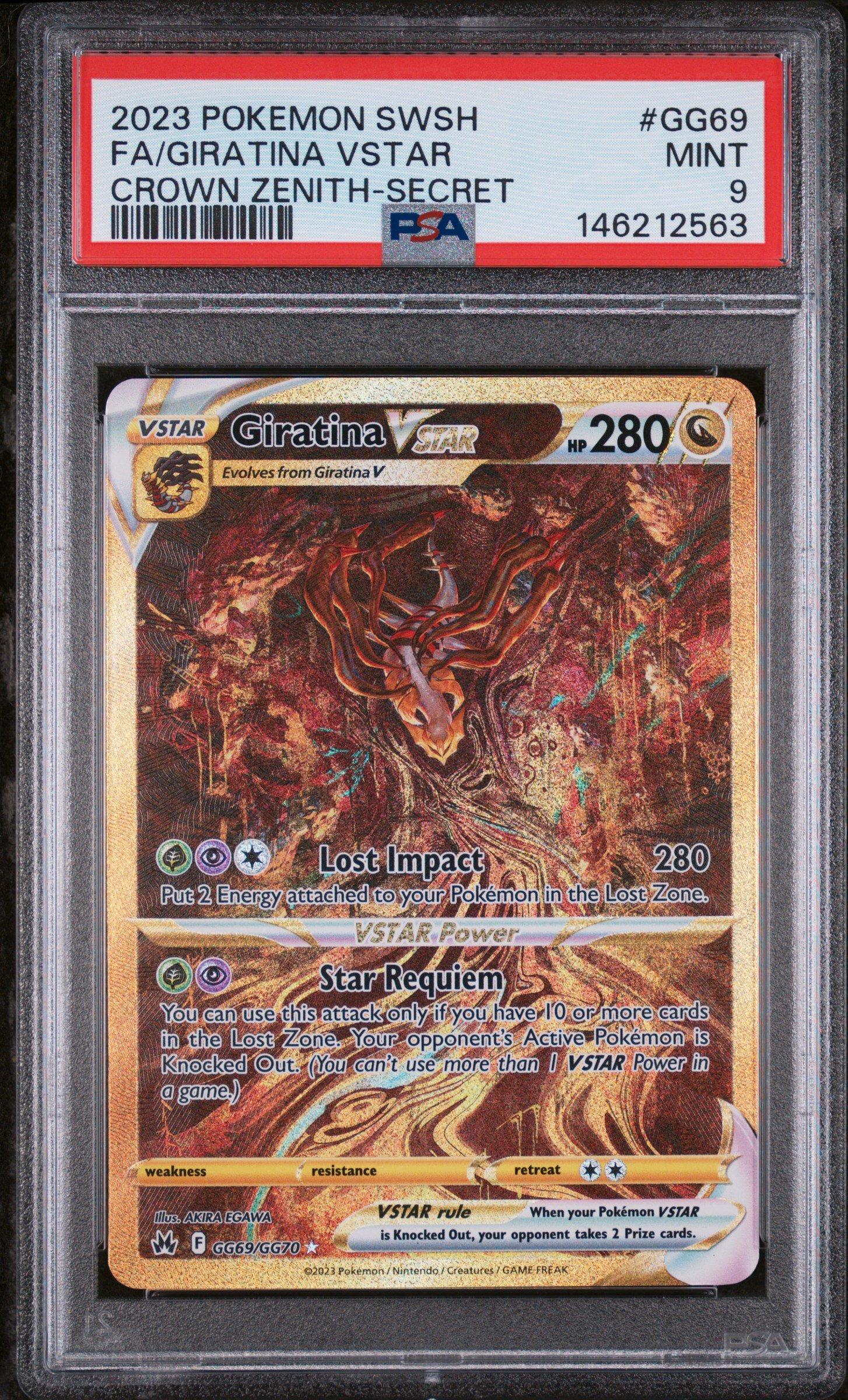 2023 Pokemon Sword And Shield Crown Zenith Gg69 Full Art/giratina