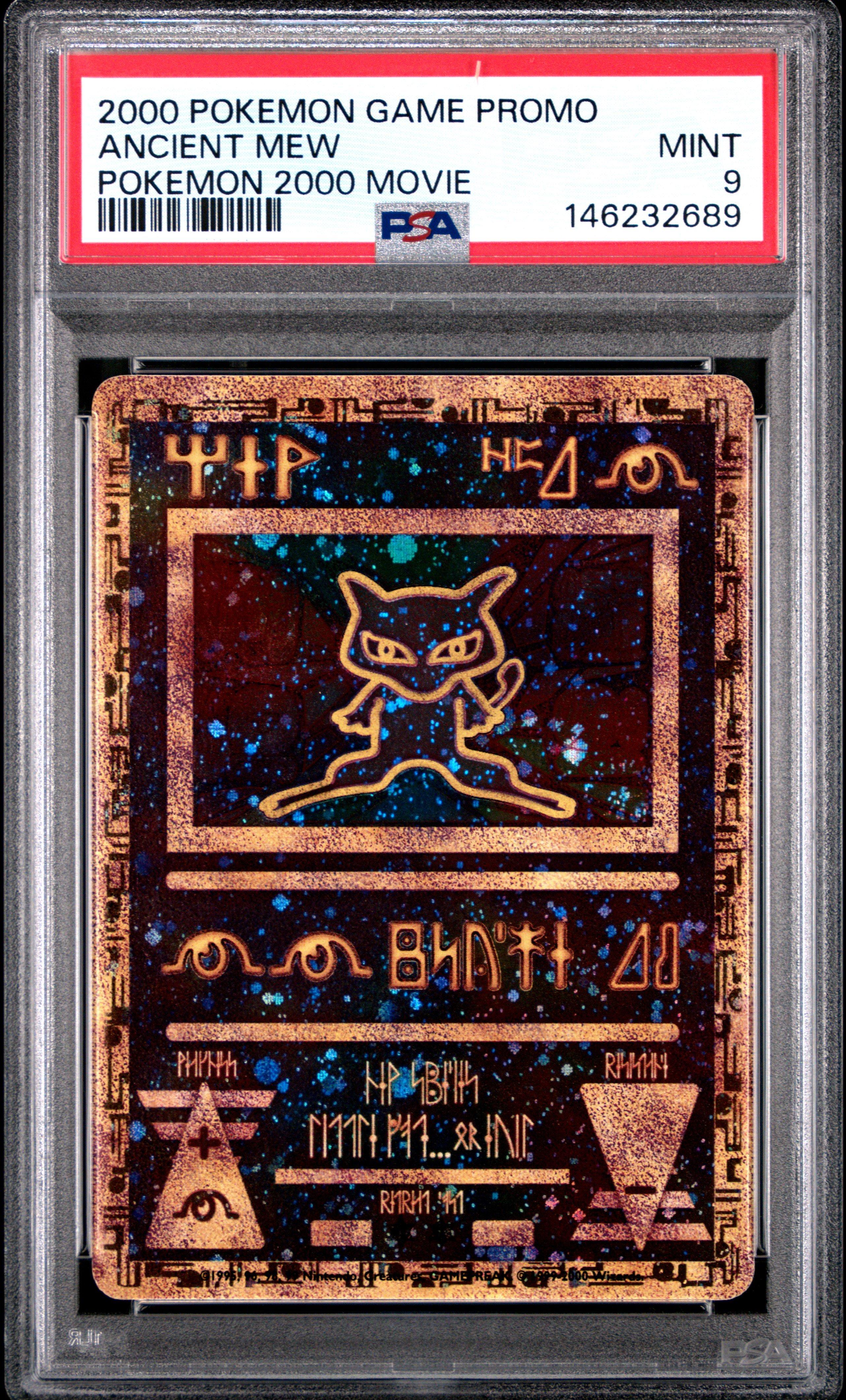 2000 Pokemon Game Movie Ancient Mew Pokemon 2000 Movie PSA 9