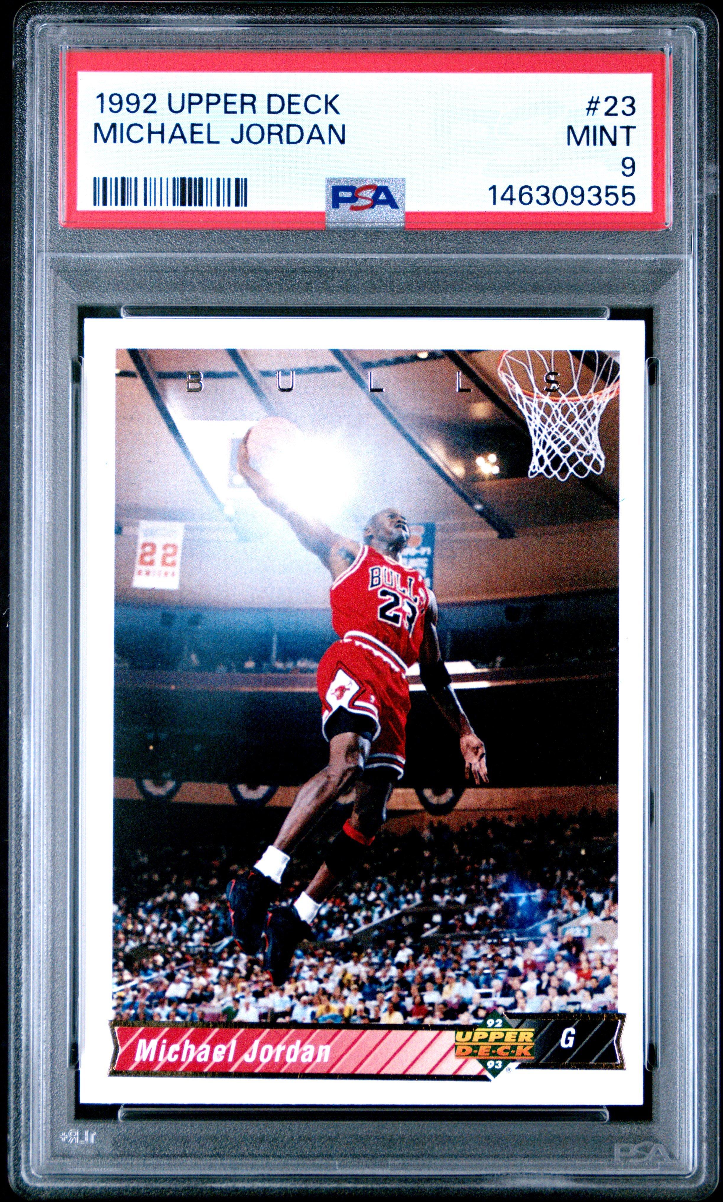1992 Upper Deck 23 Michael Jordan PSA 9 Graded Card | GameStop