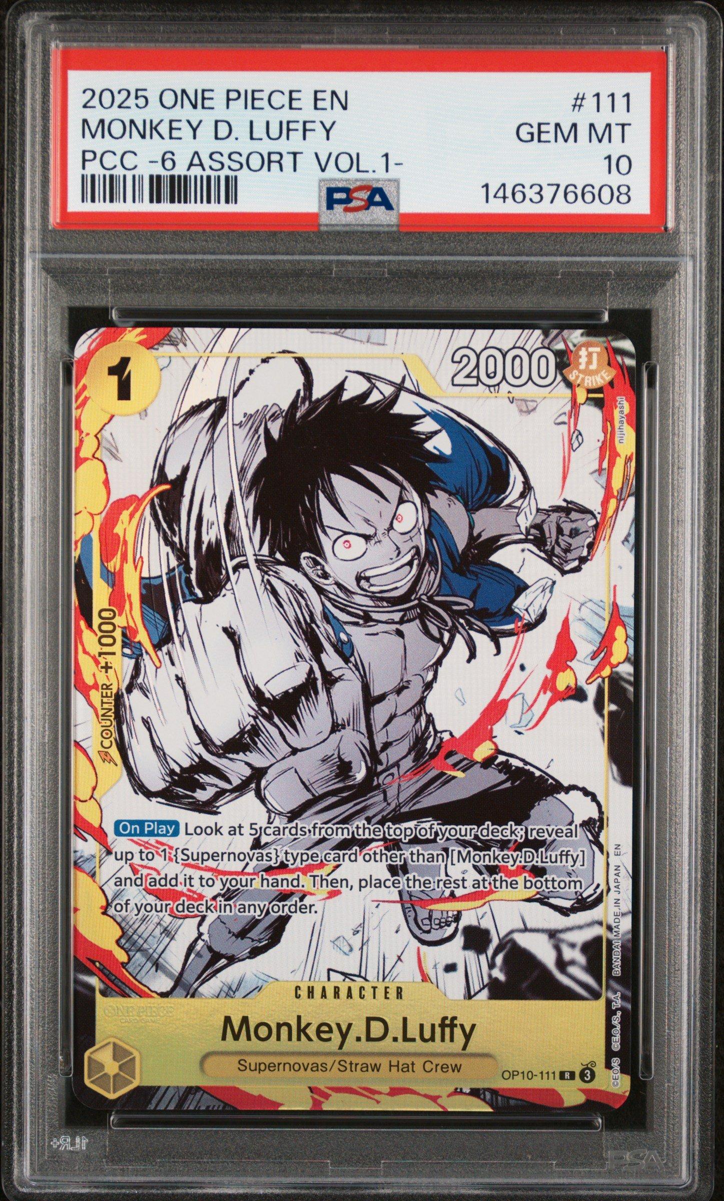 2025 One Piece Premium Card Collection -6 Assort Vol.1- 111 Monkey