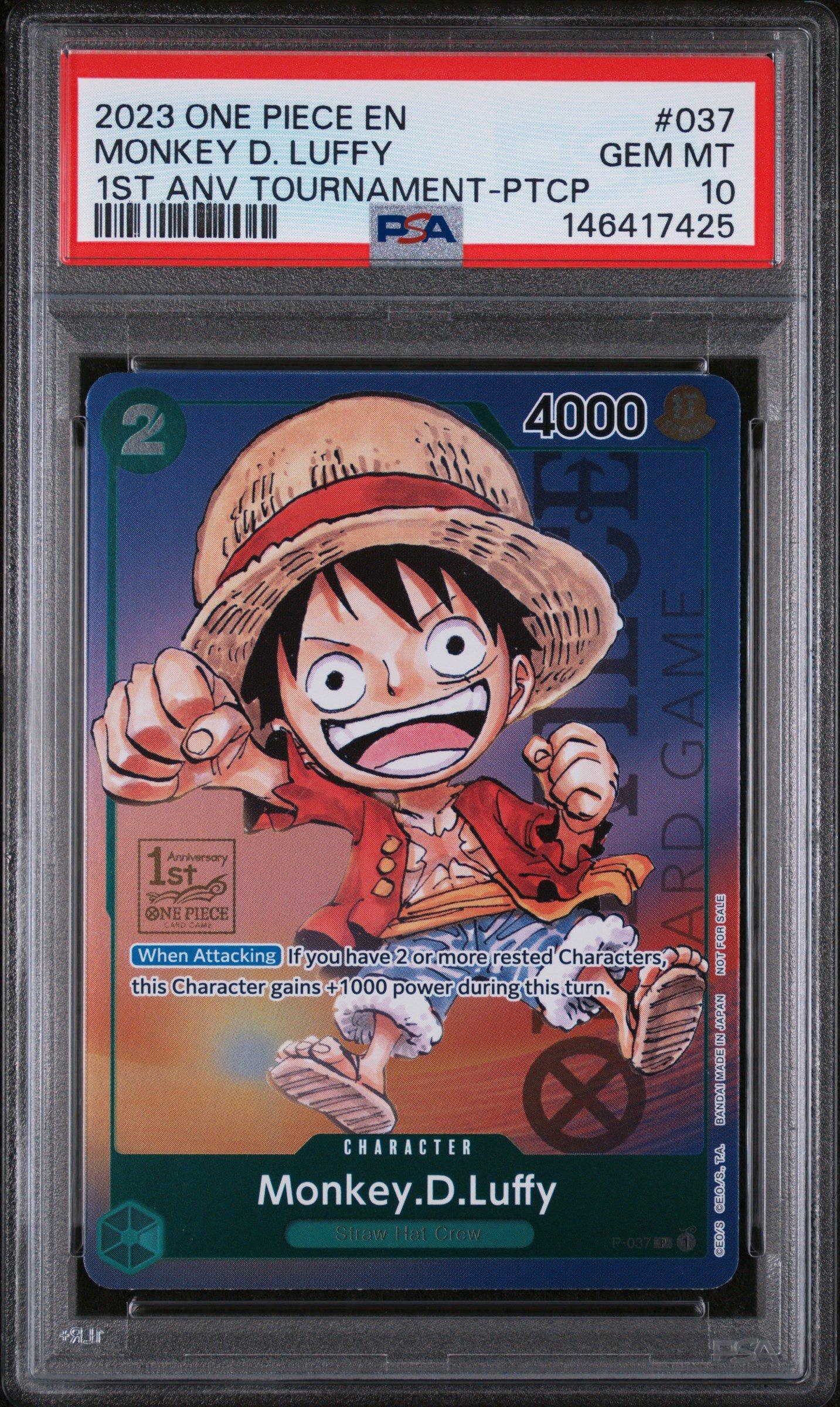 2023 One Piece Promos 037 Monkey D. Luffy 1st Anniversary