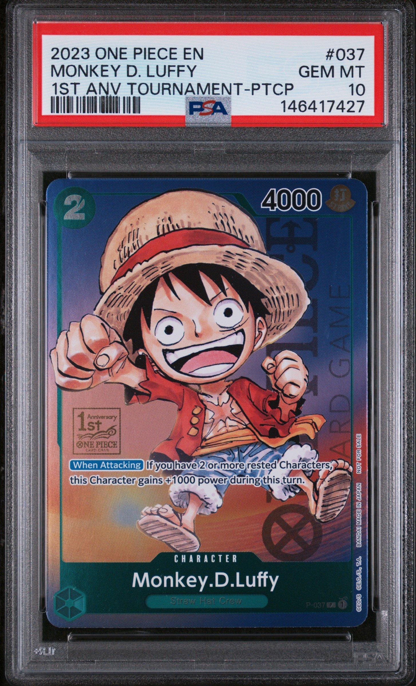2023 One Piece Promos 037 Monkey D. Luffy 1st Anniversary