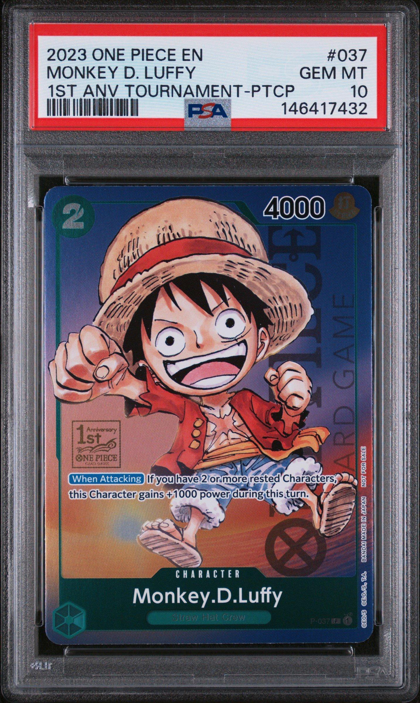 2023 One Piece Promos 037 Monkey D. Luffy 1st Anniversary