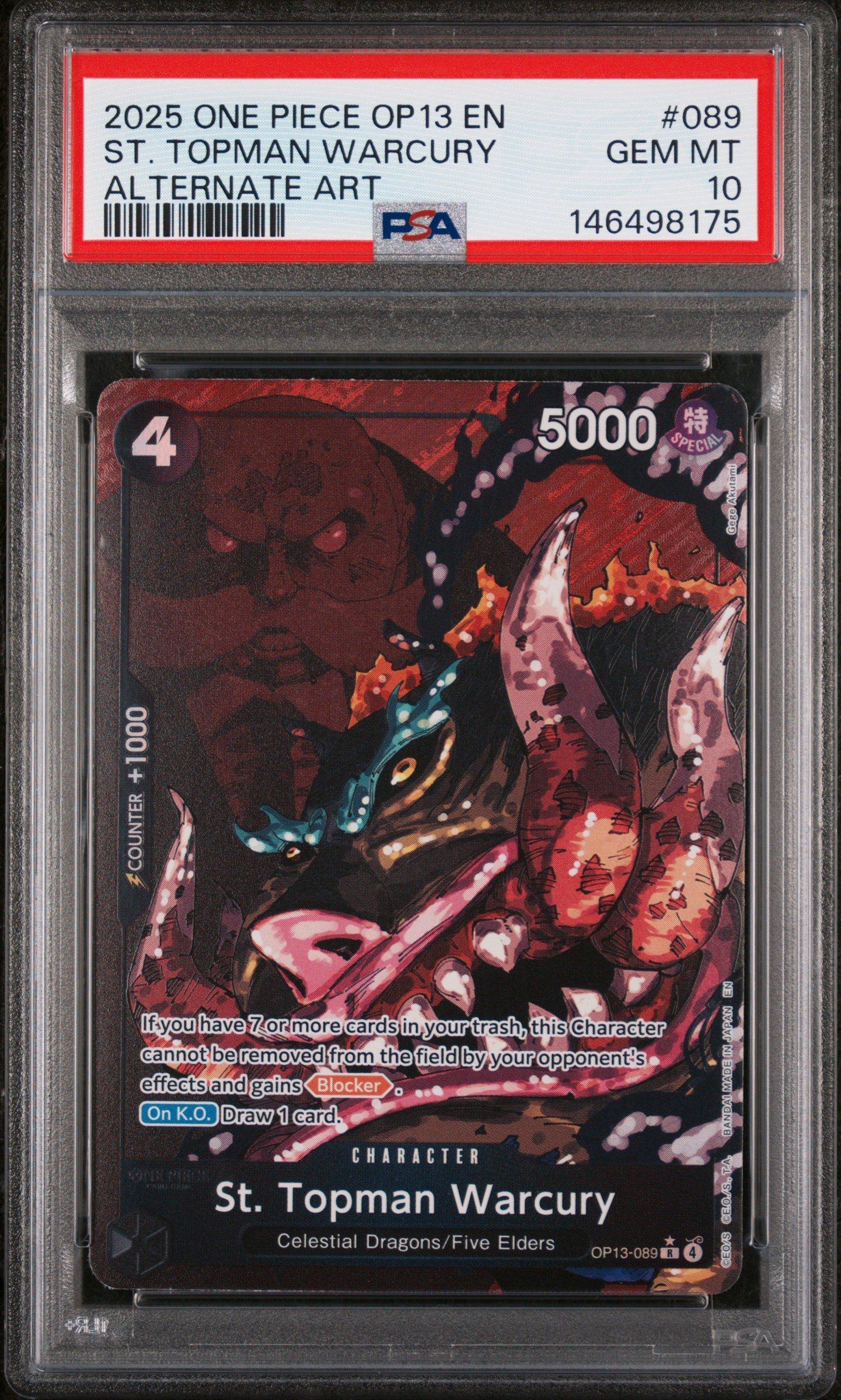 2025 One Piece Op13-carrying On His Will 089 St. Topman Warcury
