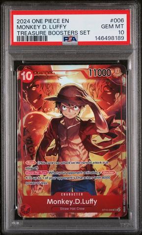 2024 One Piece Promos 006 Monkey D. Luffy Treasure Boosters Set