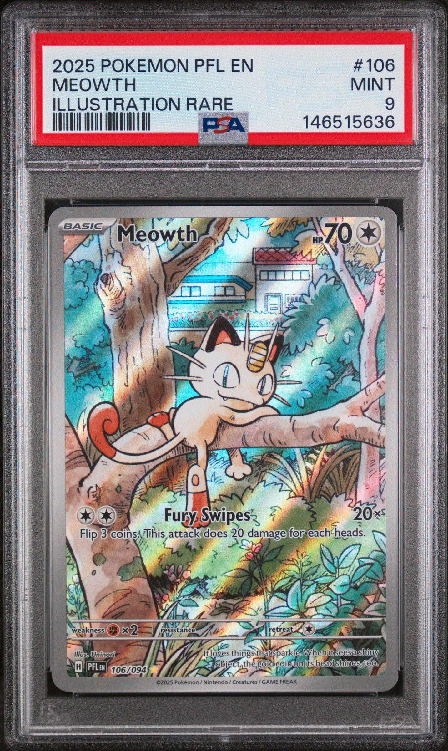 meowth pokemon card [JP] Team Rocket's (078/098) Colorless Fury Swipes (20x) Flip 3 coins Pokemon Card Team Rocket's Meowth