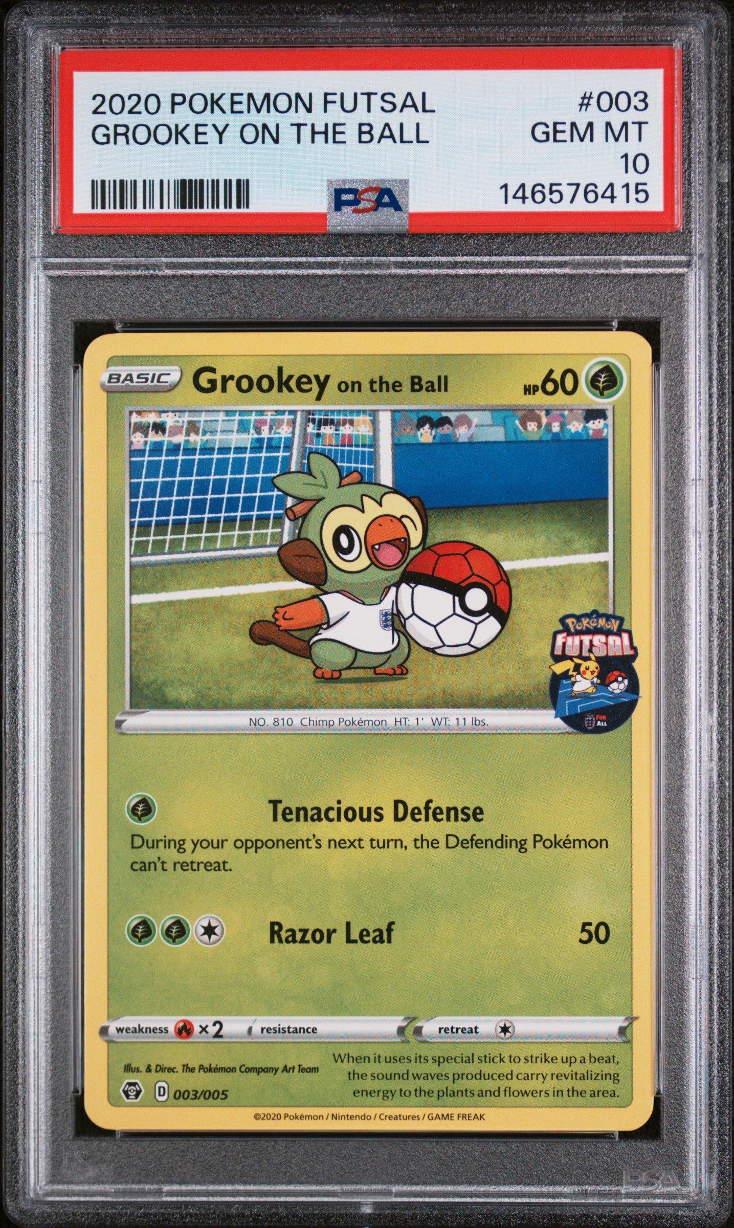 shiny grookey pokemon card SV004/SV122 Pokmon Shining Fates Holo Near Grass Grass 2020 Pokemon Futsal 003 Grookey