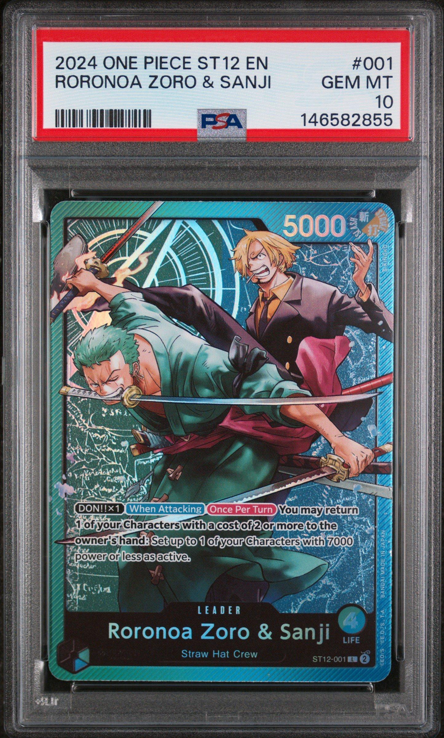 2024 One Piece Starter Deck St12-zoro & Sanji 001 Roronoa Zoro
