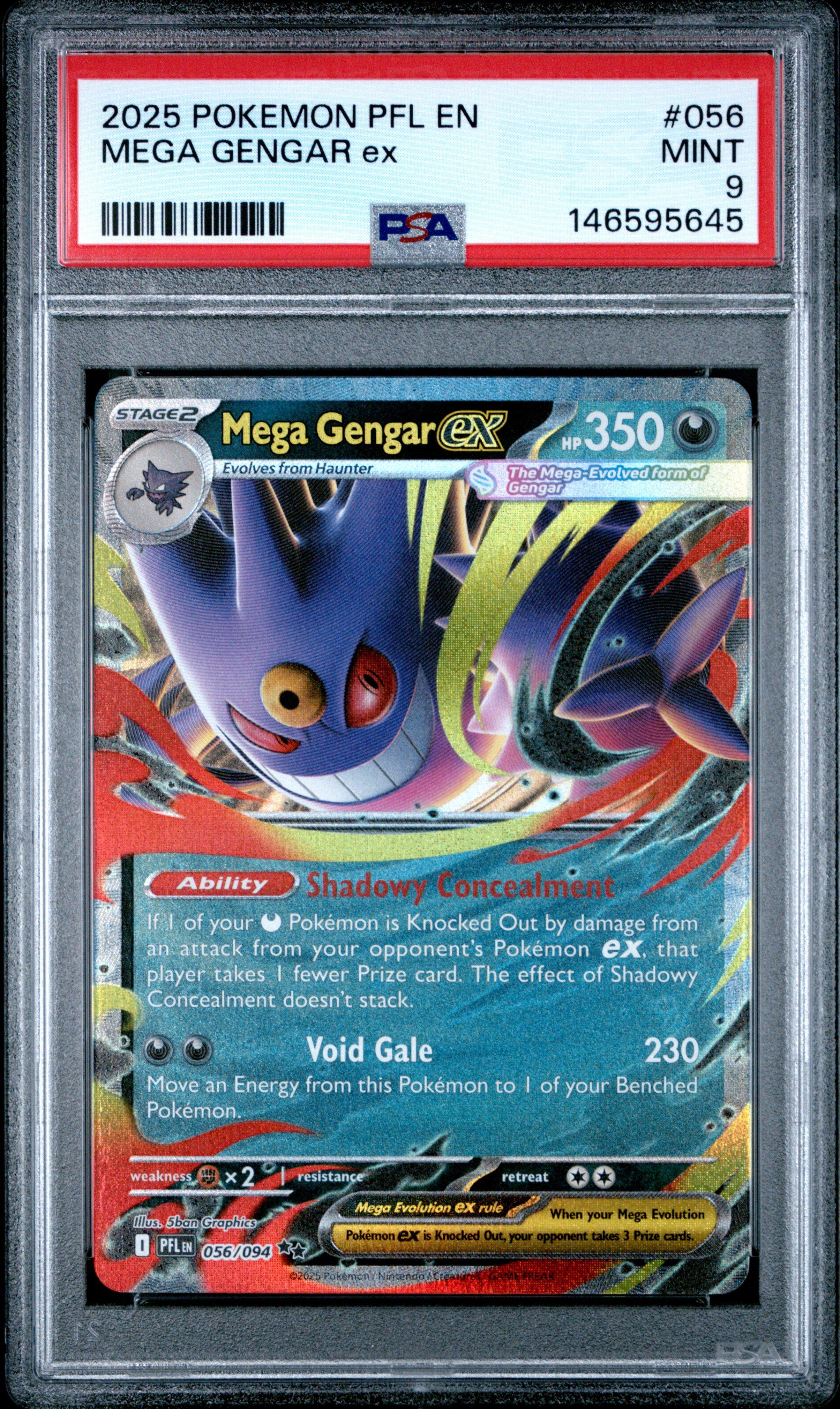 graded gengar cards Mega EX 284 217 (Graded) Case Gengar VMAX Alternate Art Custom