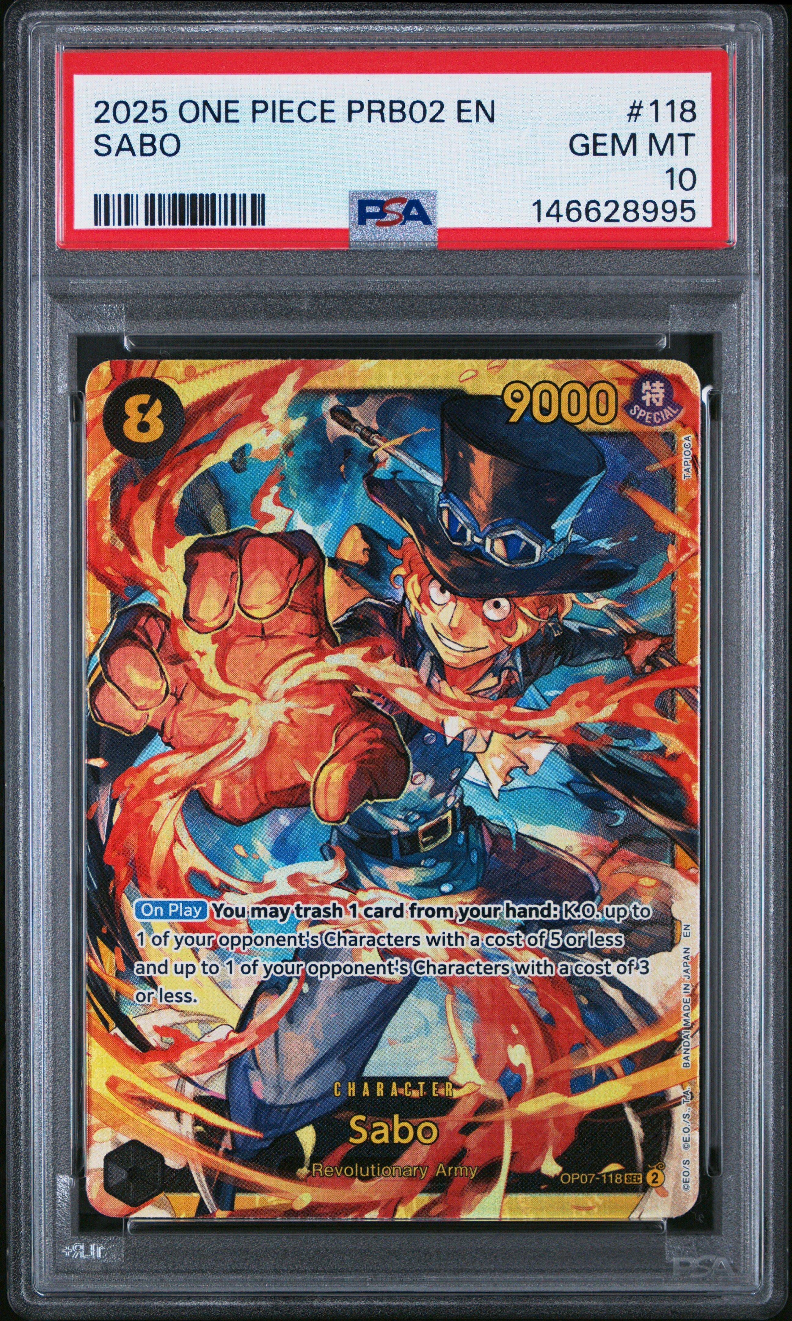 2025 One Piece Prb02-premium Booster -one Piece Card The Best- Vol