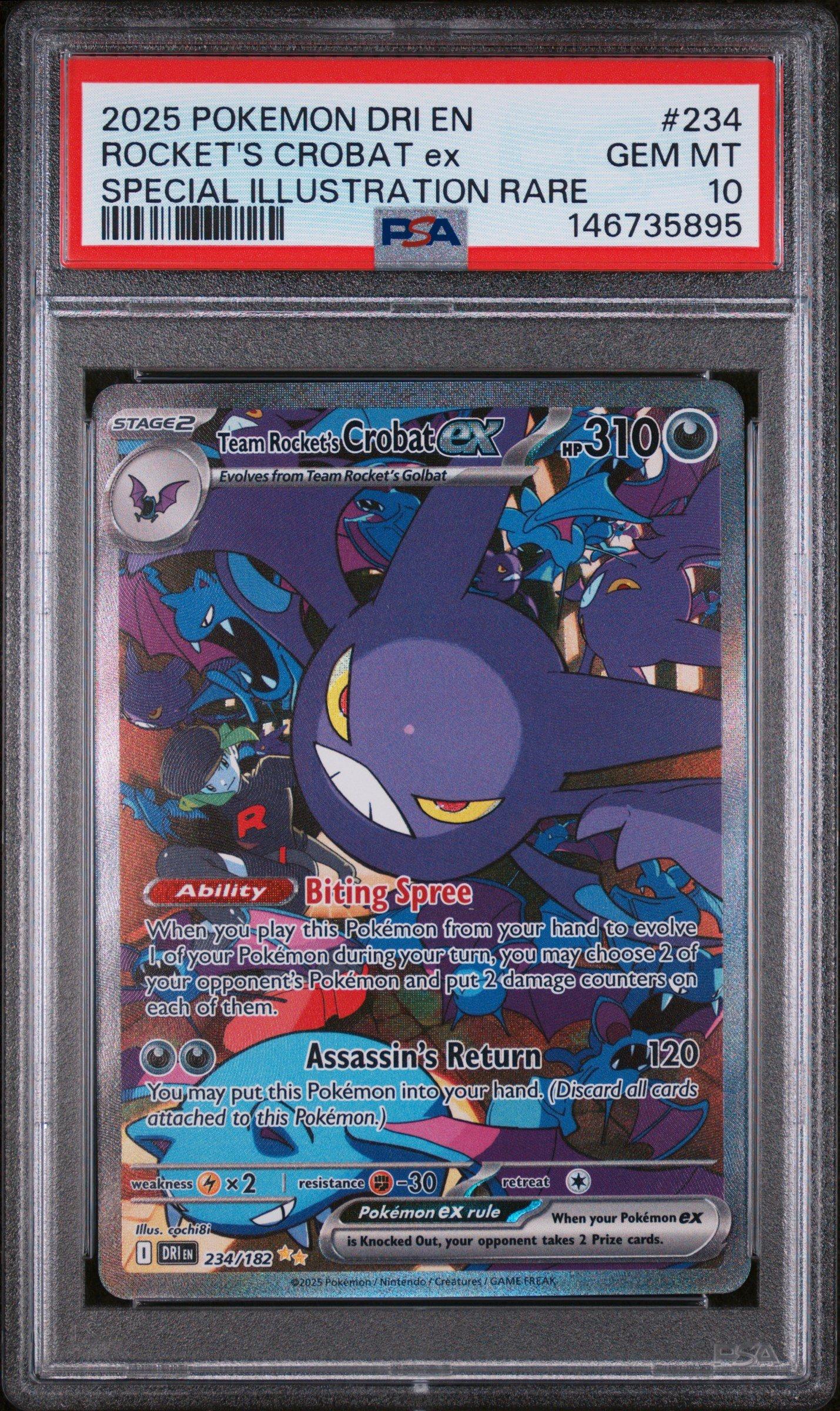 crobat pokemon card  [D] Venomous Fang (50) Your opponents Active Pokmon is now Poisoned Dark Crobat - Neo Destiny
