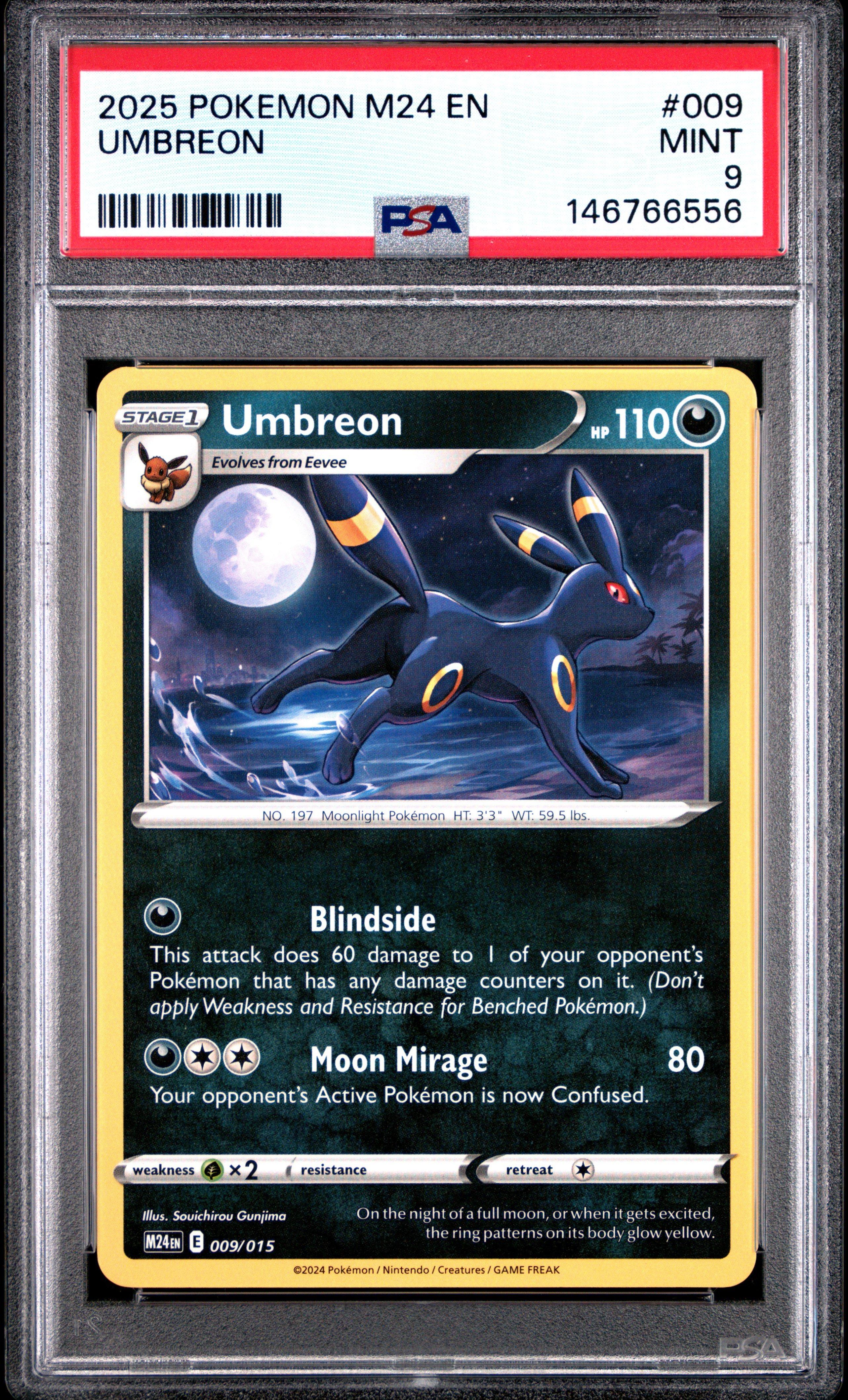 2025 Pokemon M24 En-mcdonald's Collection 009 Umbreon PSA 9 Graded Card |  GameStop