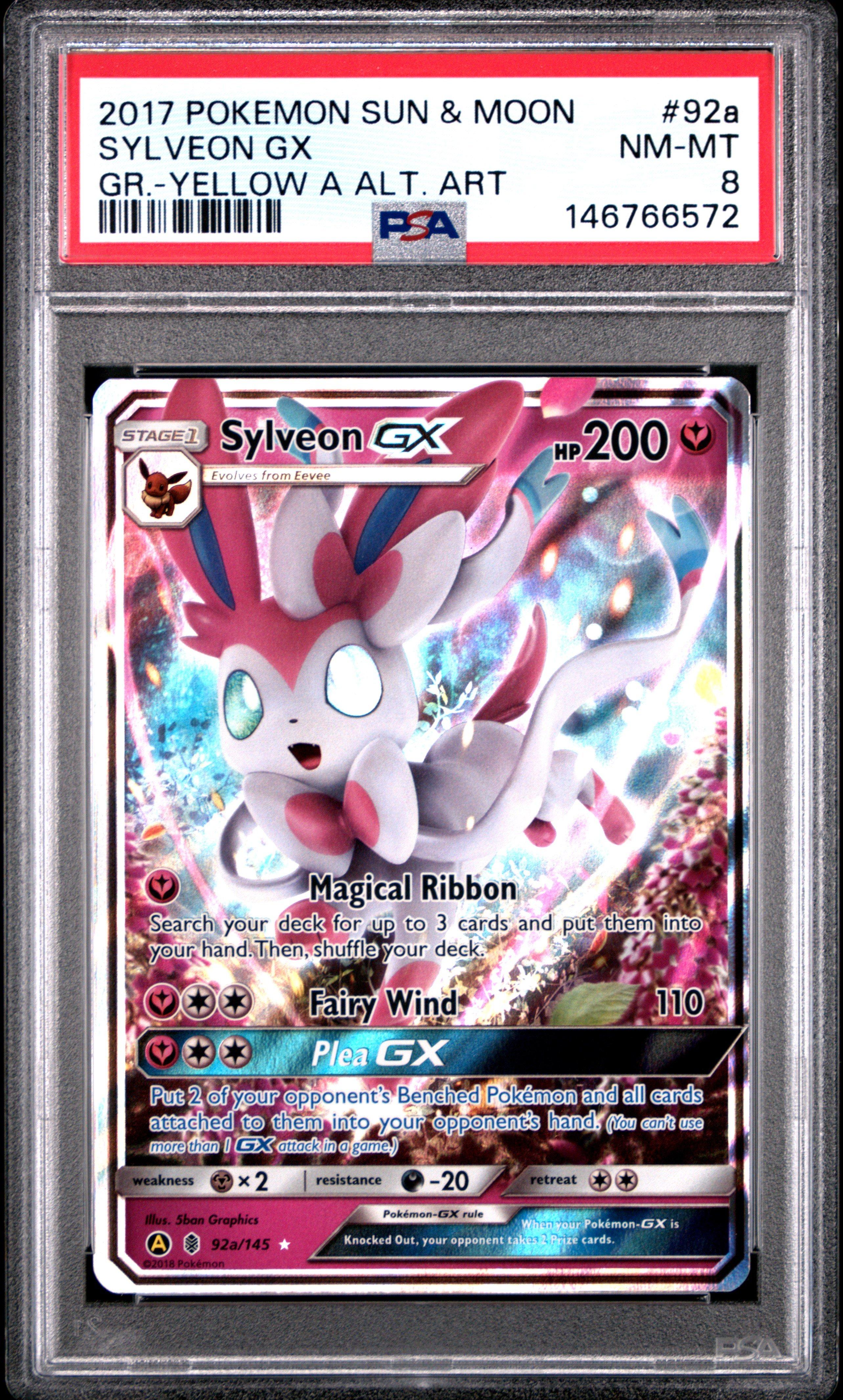 pokemon card sylveon gx Amazon.com: Pokemon - Sylveon-GX - 92/145 - Ultra Rare main image 1