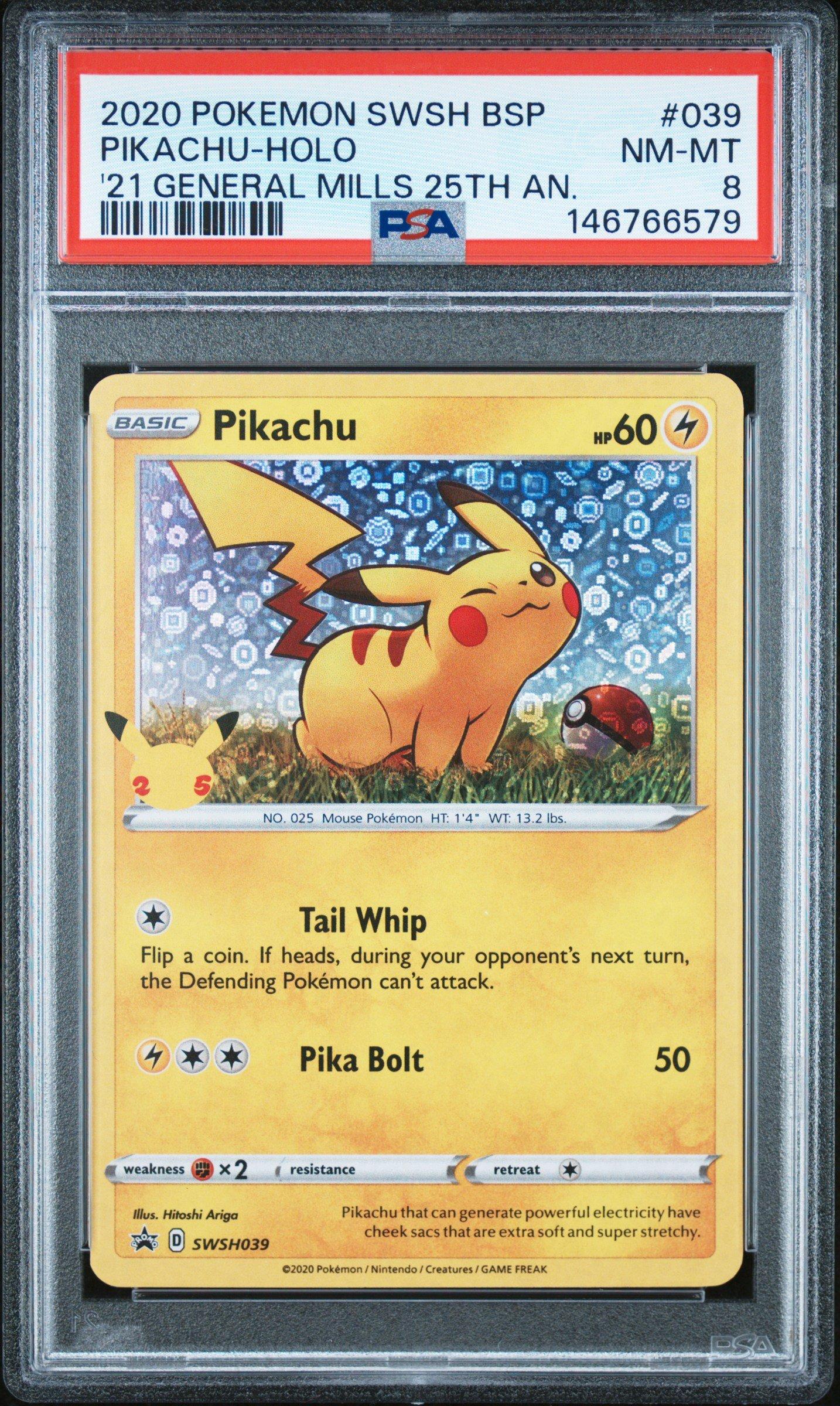 2020 Pokemon Swsh Black Star Promo 039 Pikachu-holo 2021 General