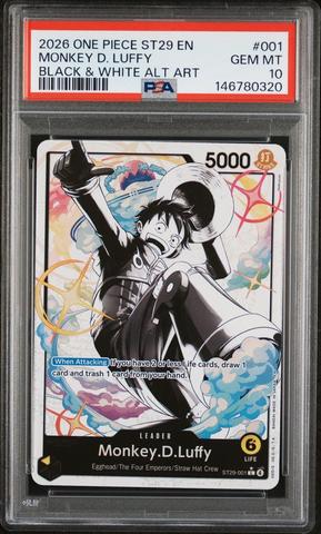 2026 One Piece Starter Deck St29-egghead 001 Monkey D. Luffy PSA