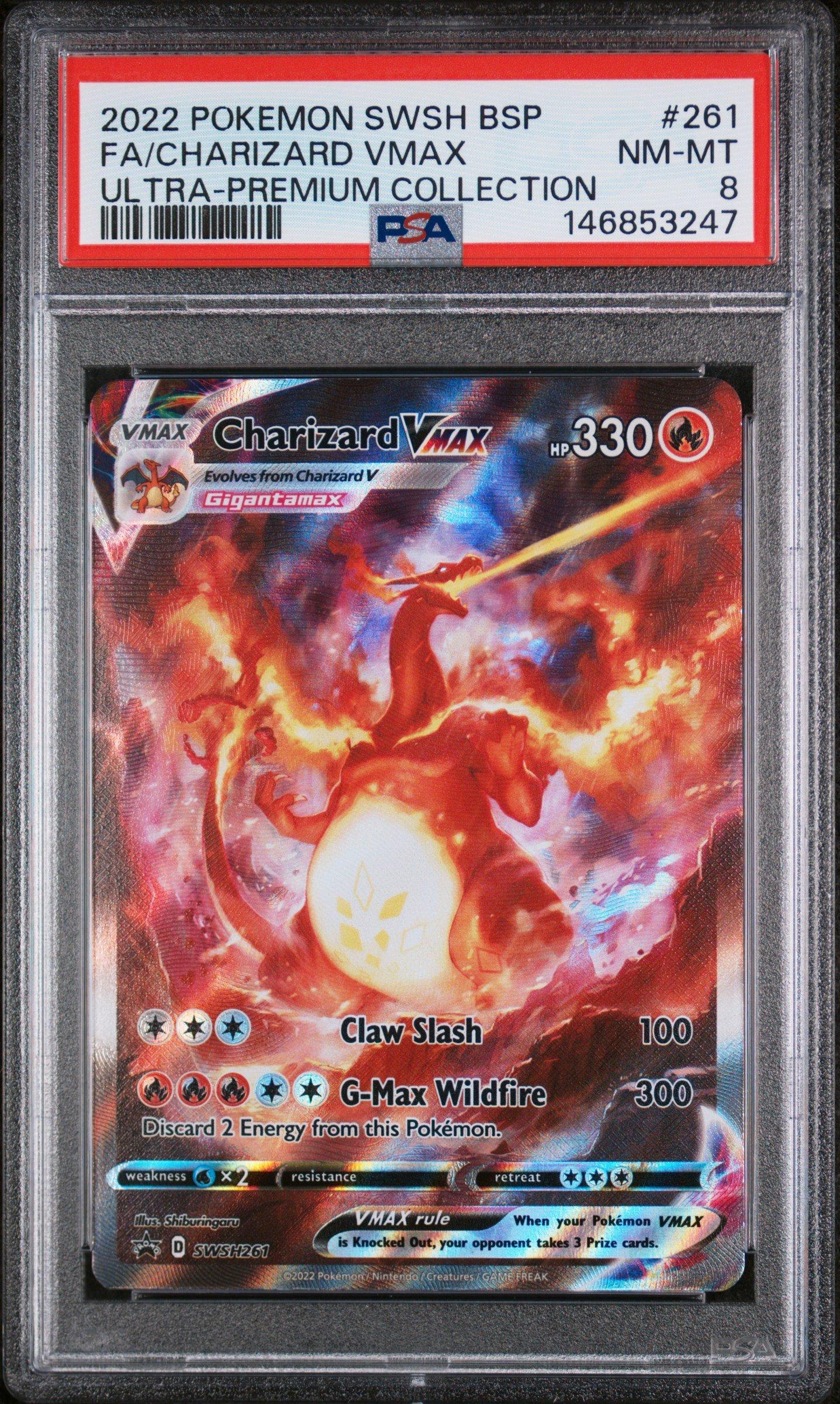 2022 Pokemon Swsh Black Star Promo 261 Full Art/charizard Vmax