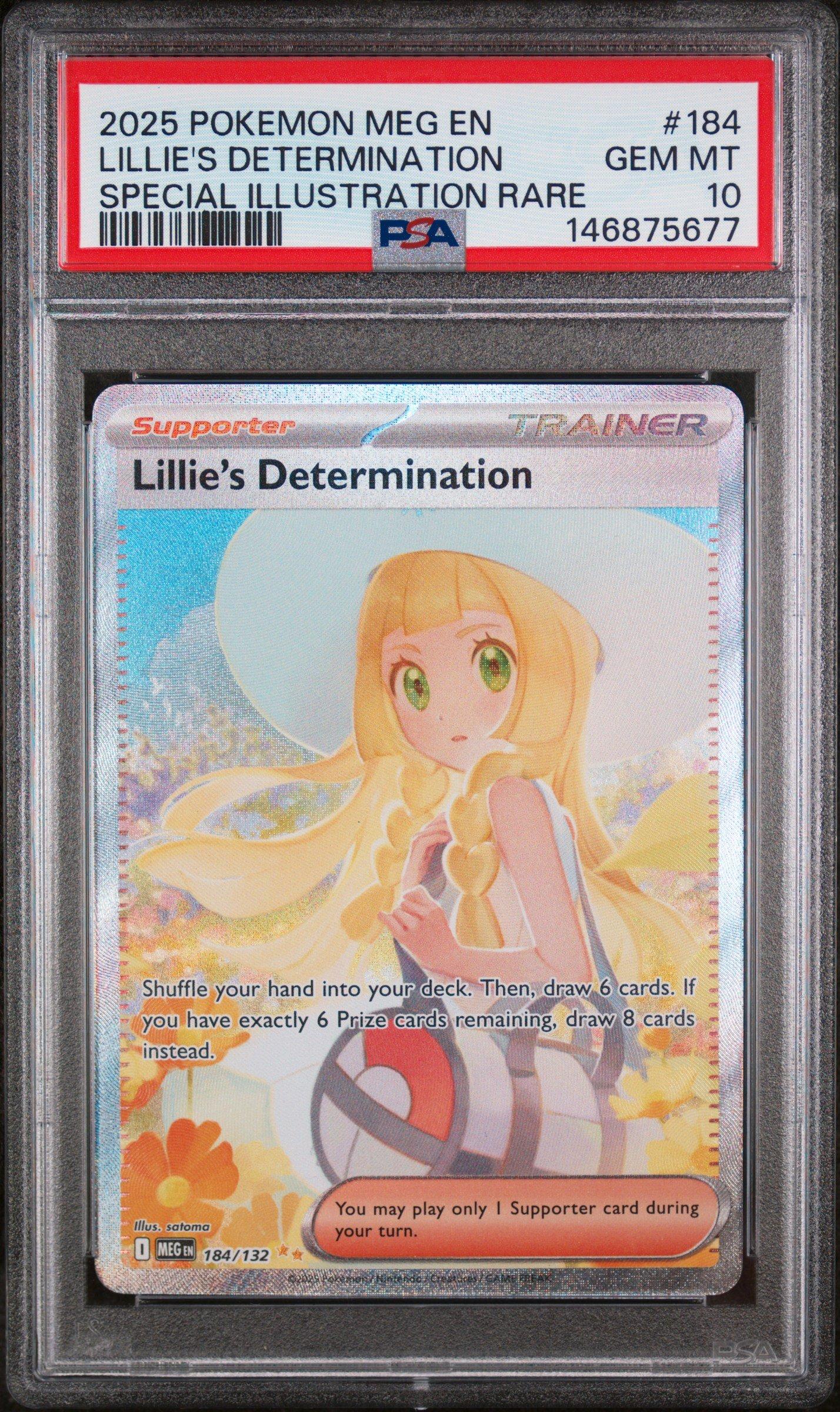 2025 Pokemon Meg En-mega Evolution 184 Lillie's Determination