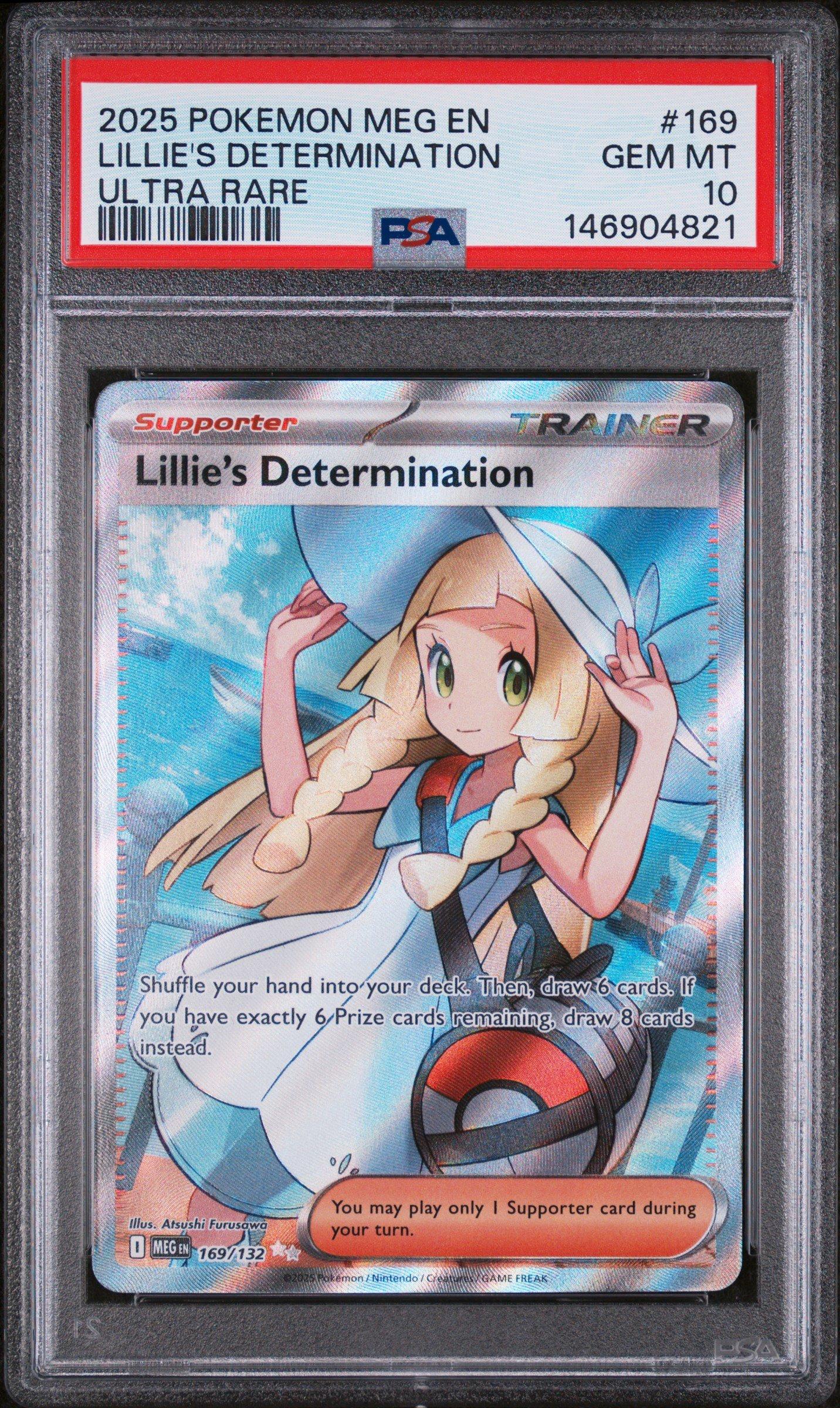 2025 Pokemon Meg En-mega Evolution 169 Lillie's Determination