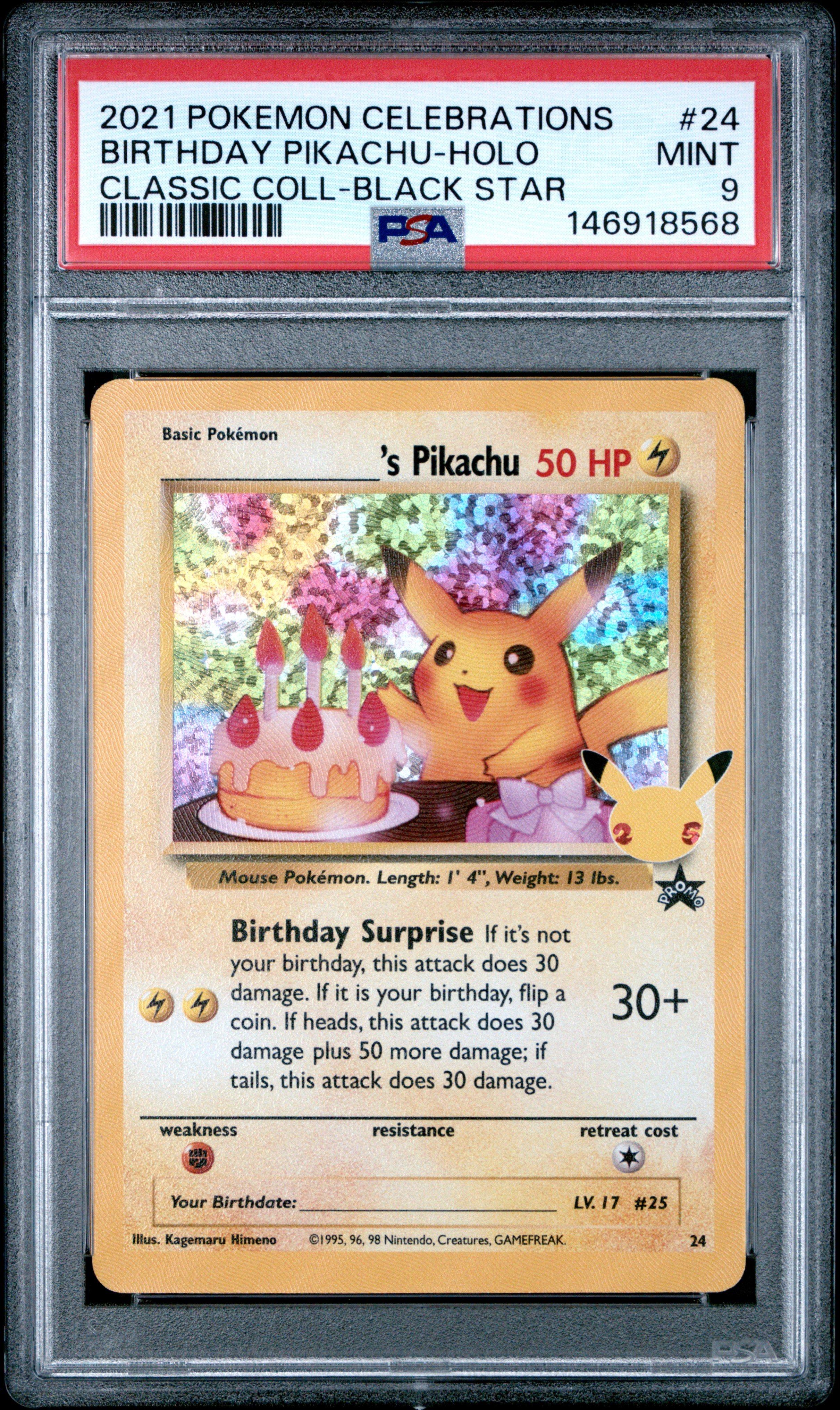 pikachu holographic pokemon card Holo 7/15 Raw certified PSA 10 Gem GALAXY HOLO Pikachu SM81 Pokemon
