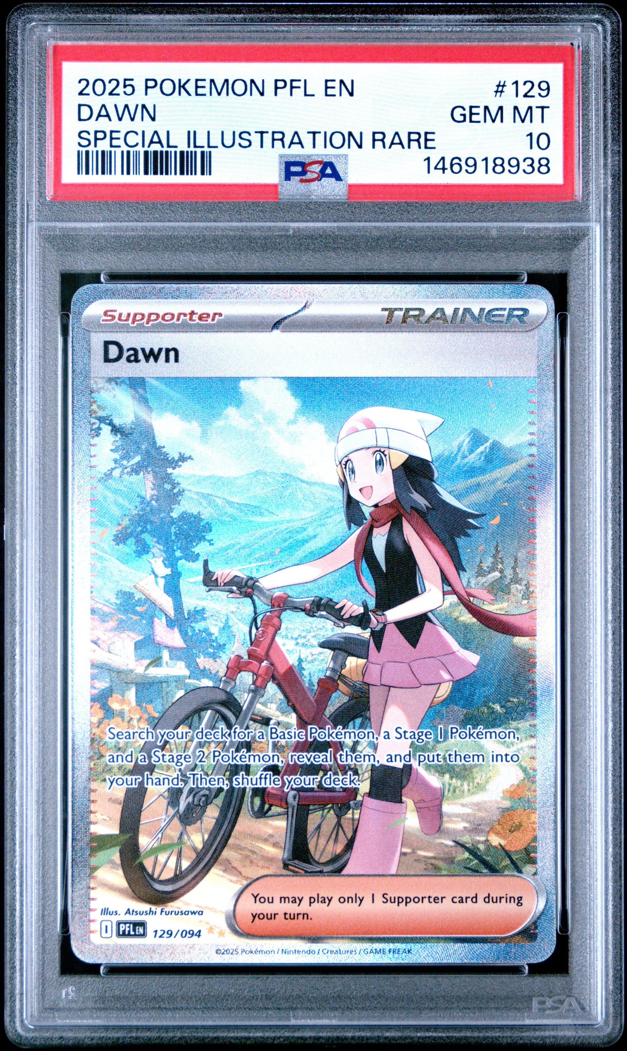 2025 Pokemon Pfl En-phantasmal Flames 129 Dawn Special