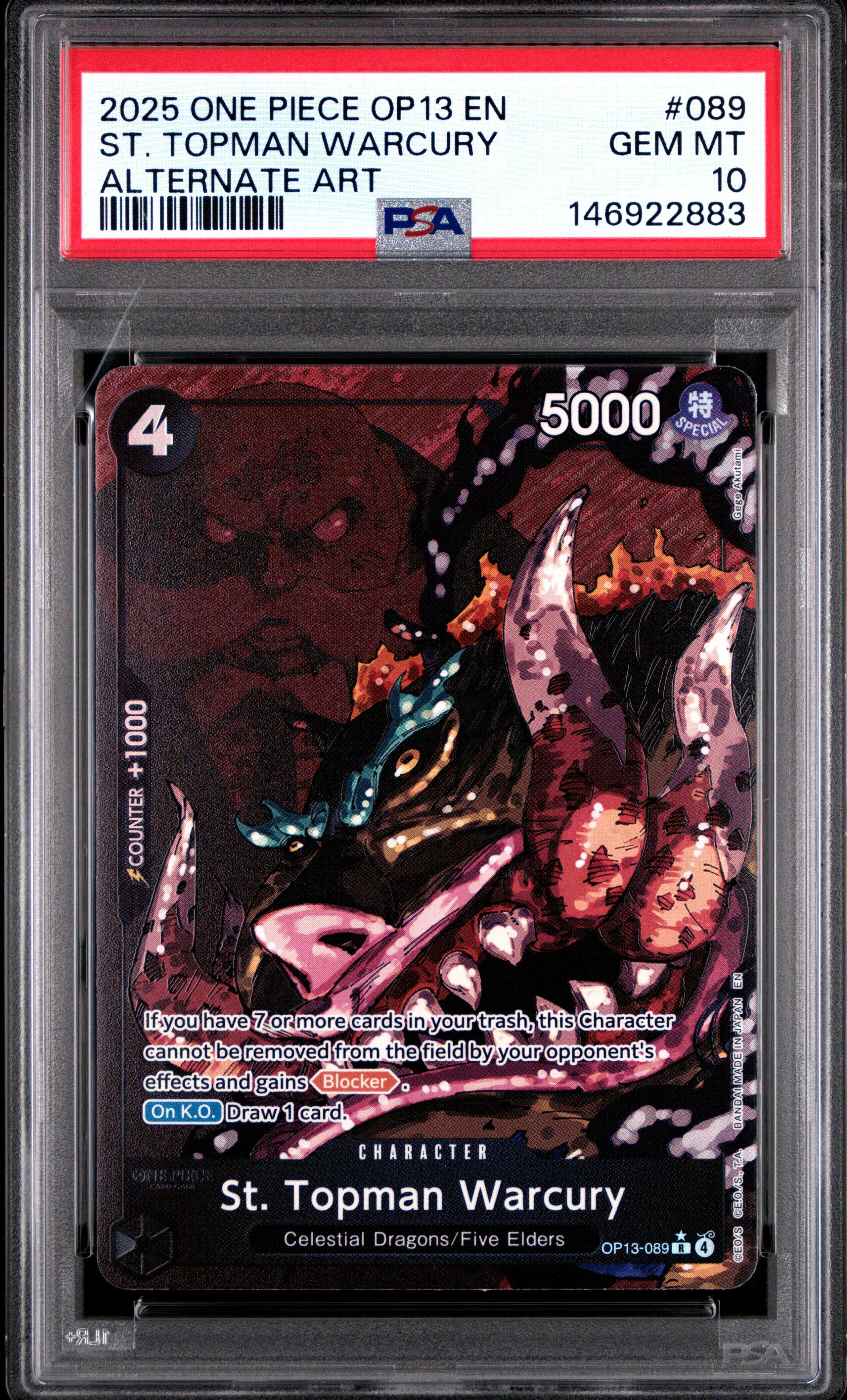 2025 One Piece Op13-carrying On His Will 089 St. Topman Warcury