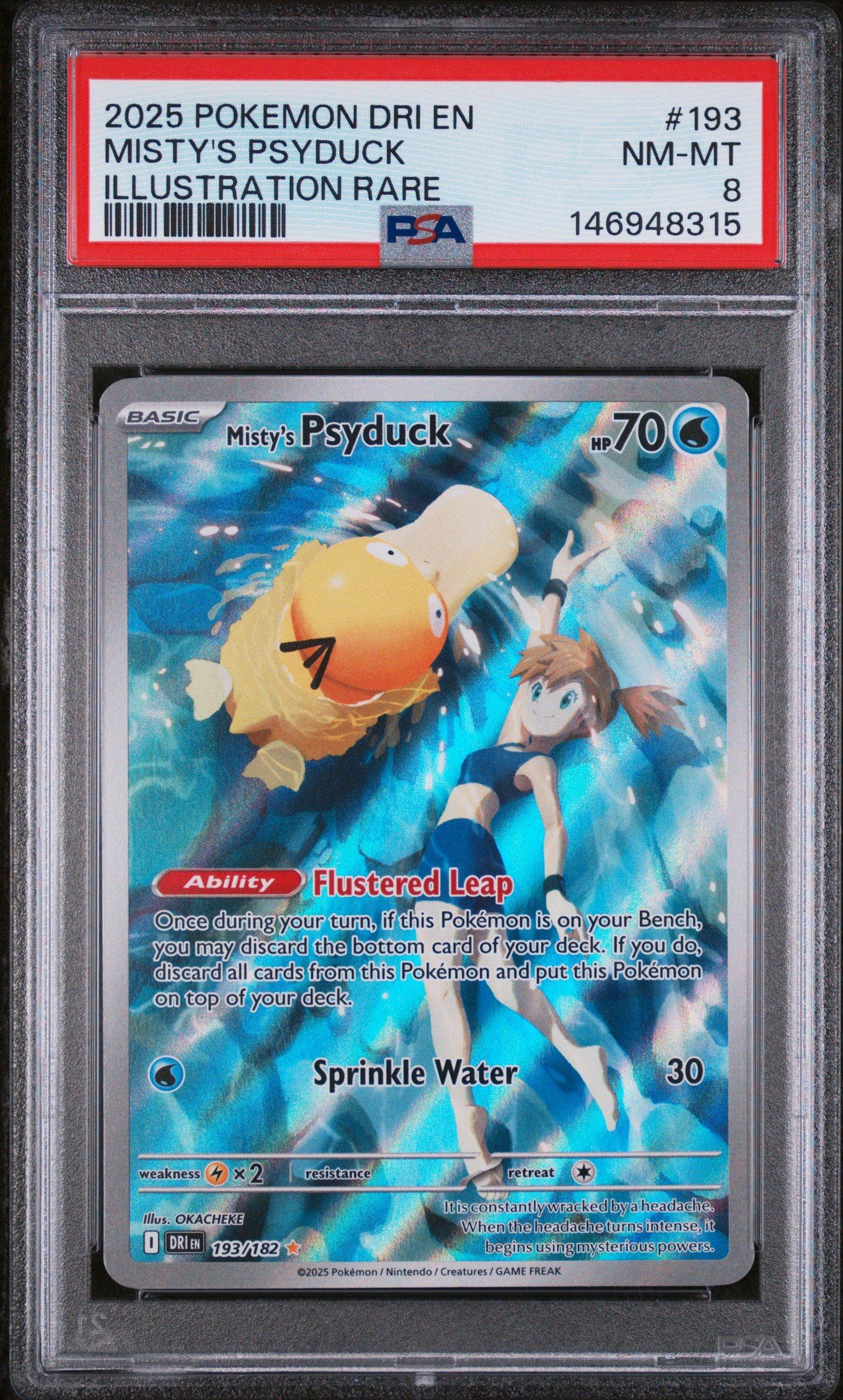 graded psyduck card Psyduck AR 175/165