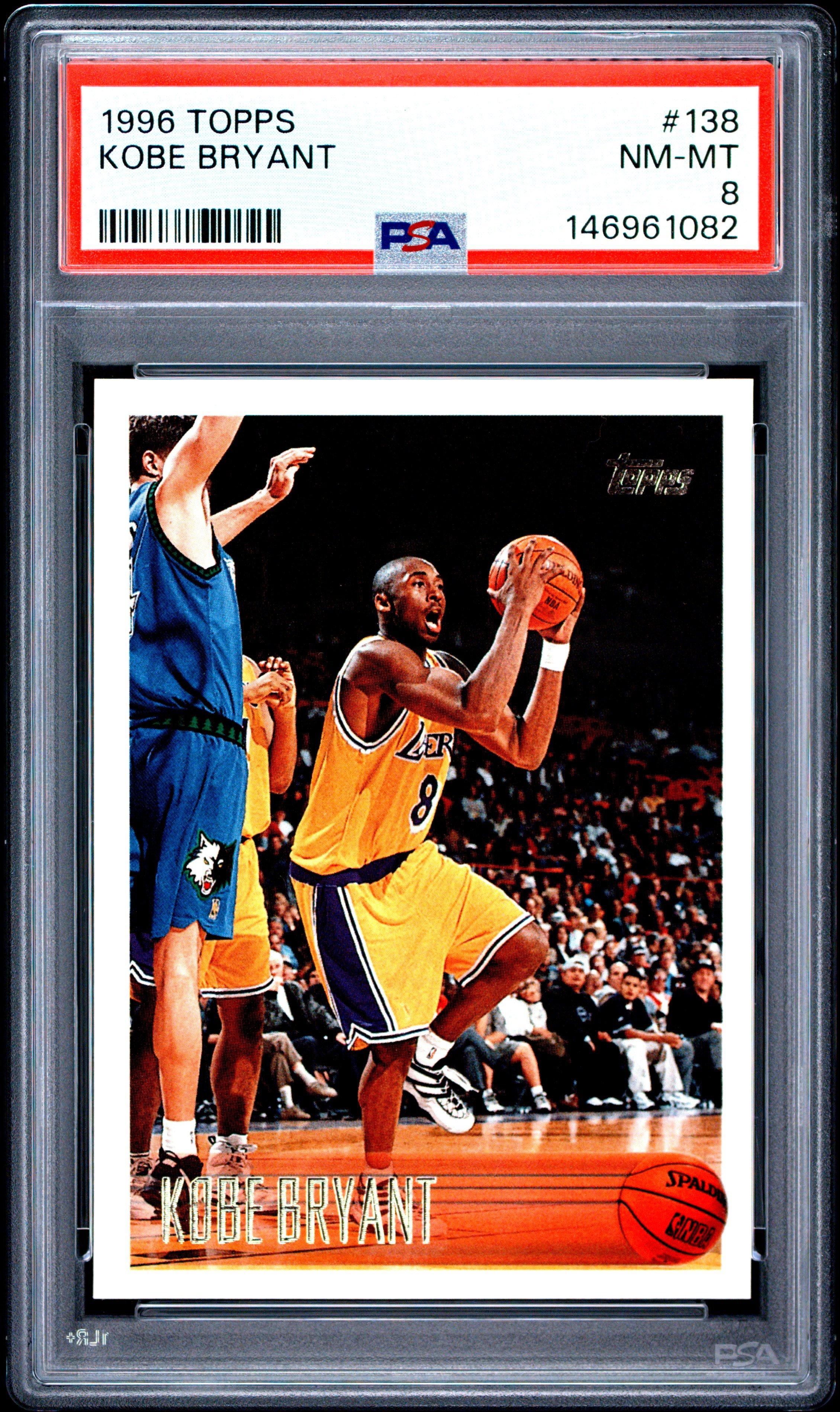 1996 Topps 138 Kobe Bryant PSA 8 Graded Card | GameStop