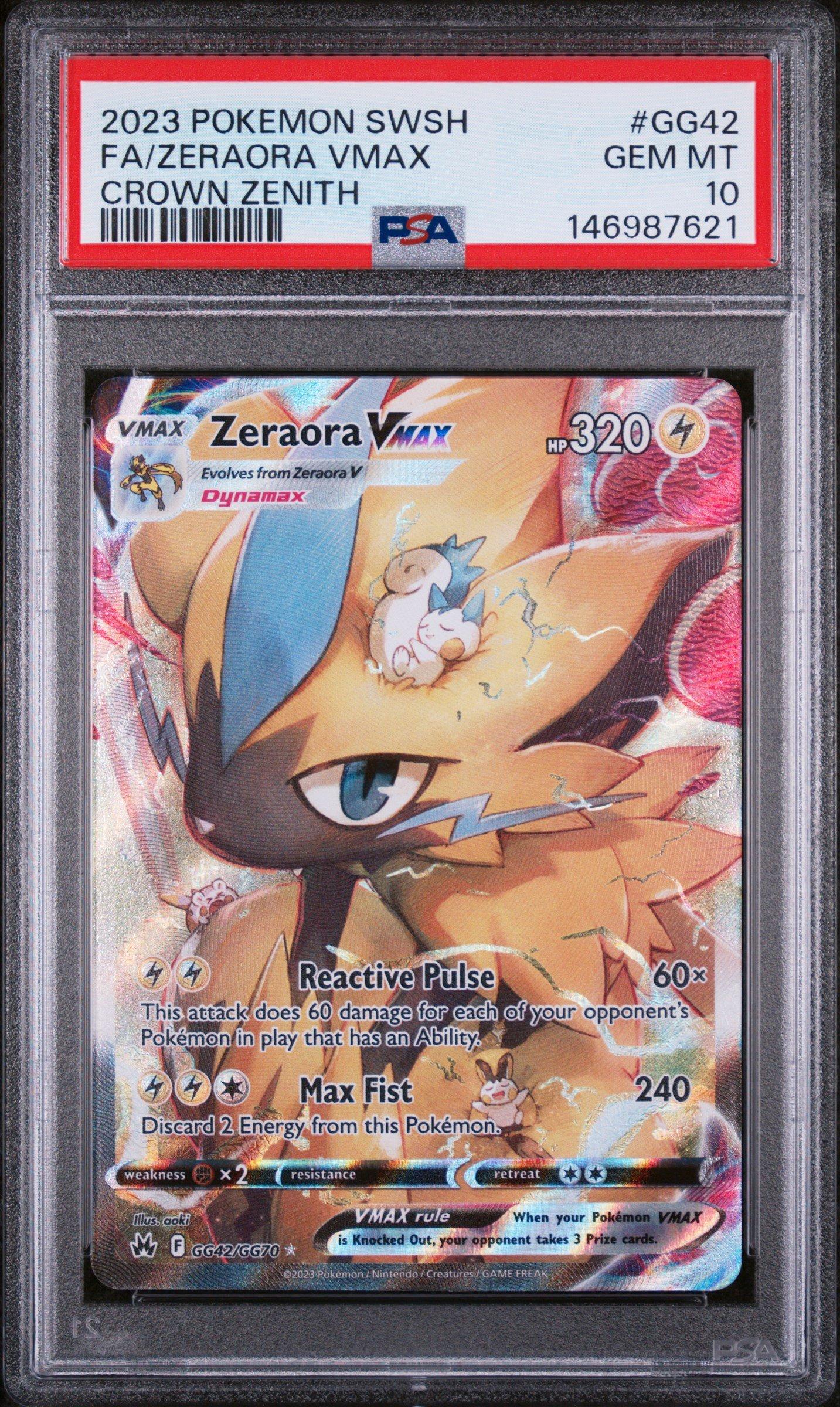 2023 Pokemon Sword And Shield Crown Zenith Gg42 Full Art/zeraora