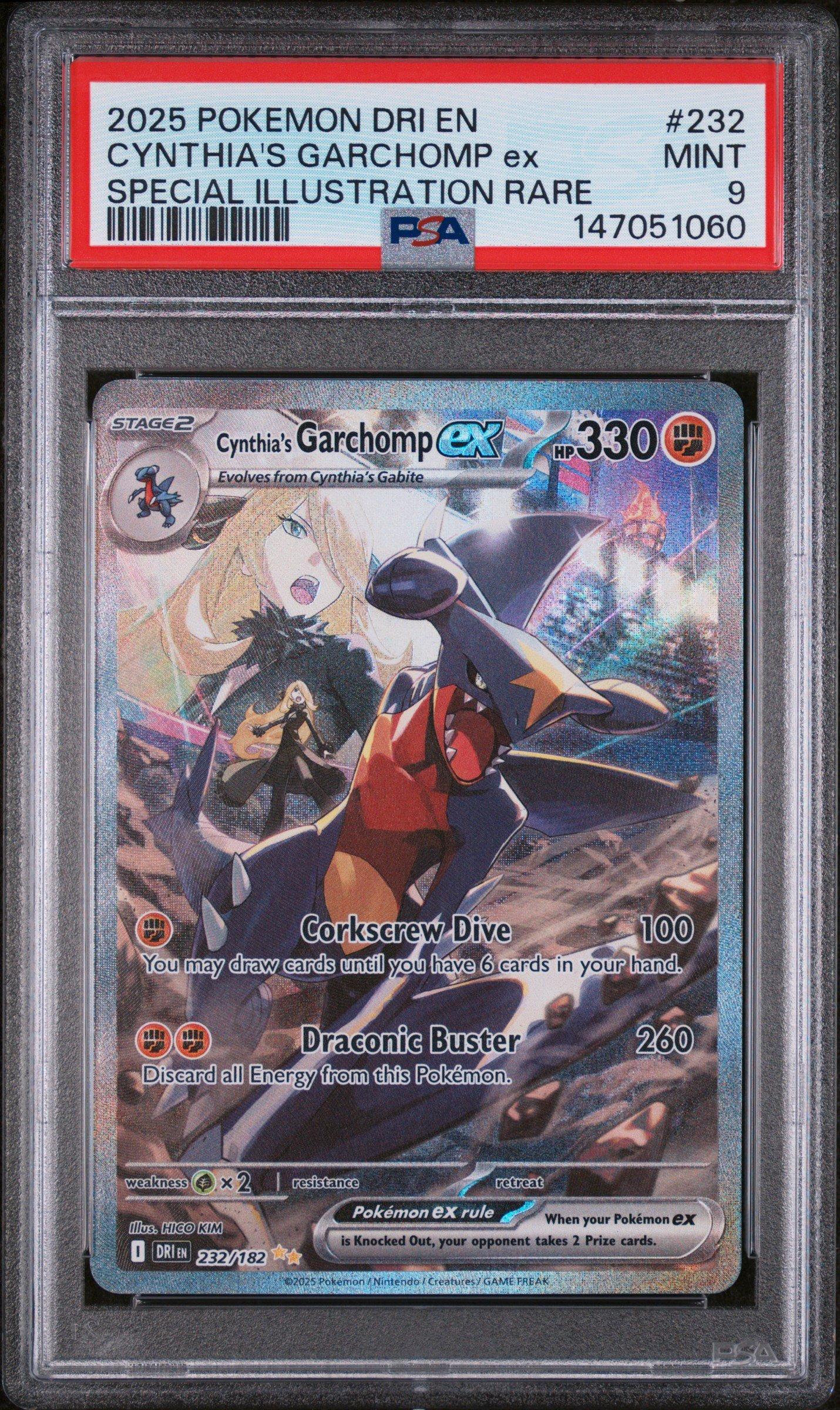 2025 Pokemon Dri En-destined Rivals 232 Cynthia's Garchomp Ex
