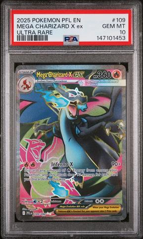 Mega Charizard X Ex 109 PSA 10