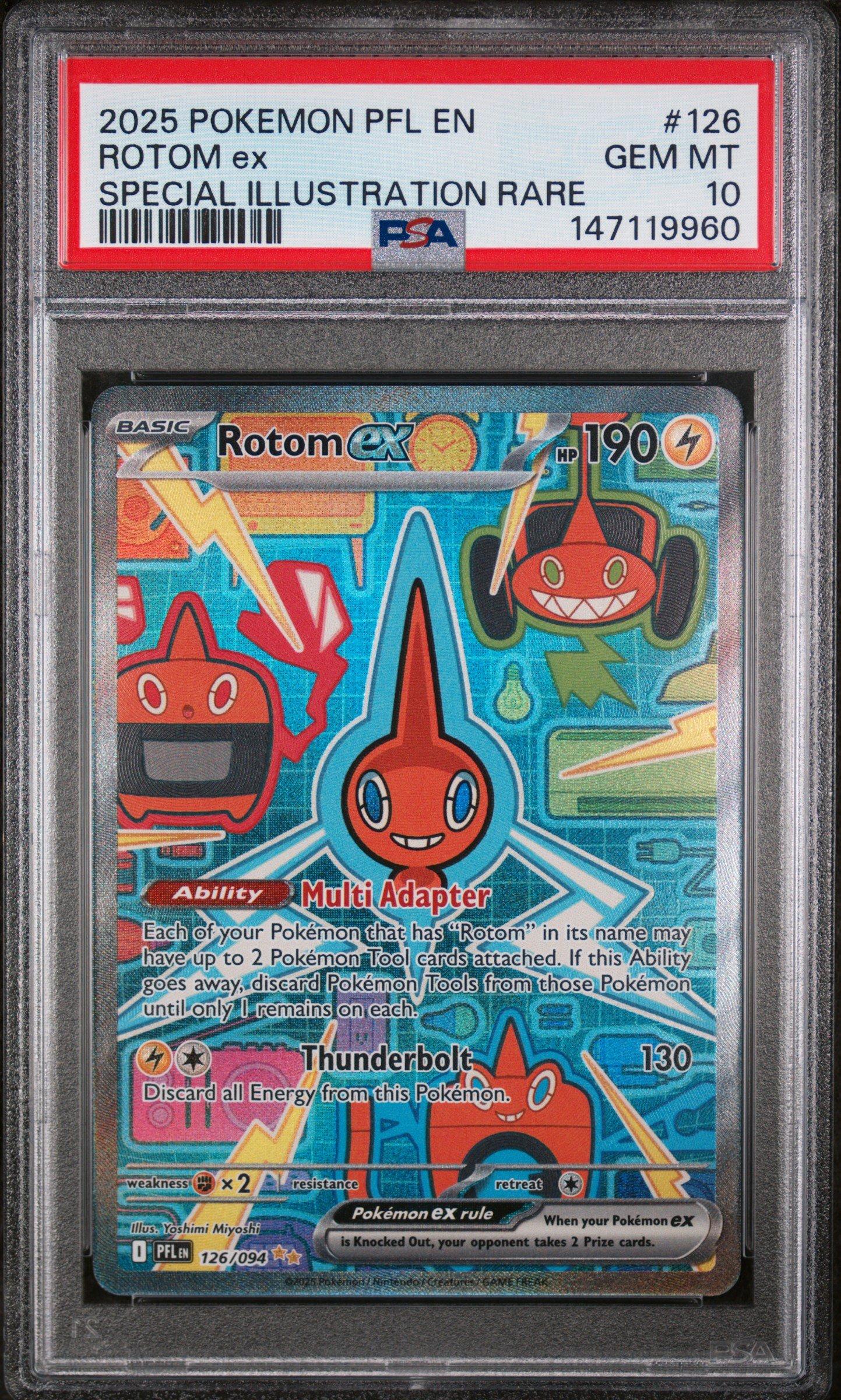 2025 Pokemon Pfl En-phantasmal Flames 126 Rotom Ex Special