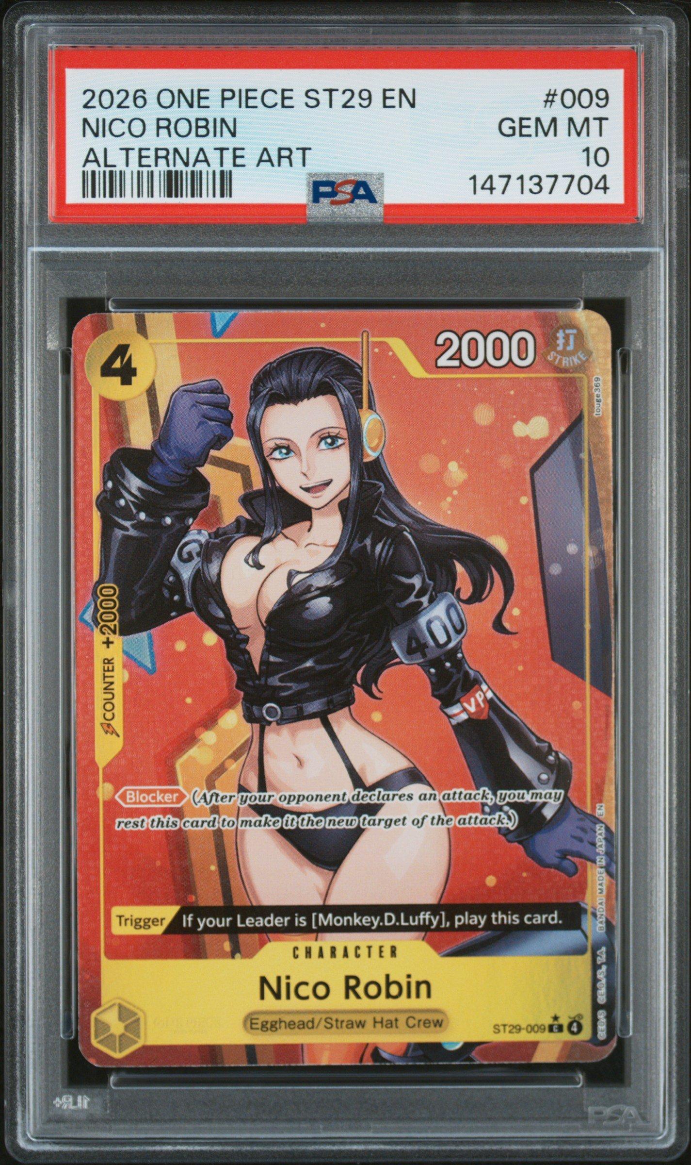 2026 One Piece Starter Deck St29-egghead 009 Nico Robin Alternate